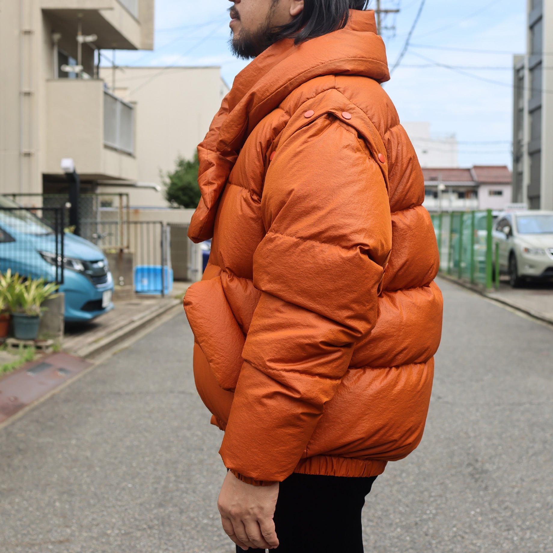 BACK TO THE DOWN JACKET(ORANGE)