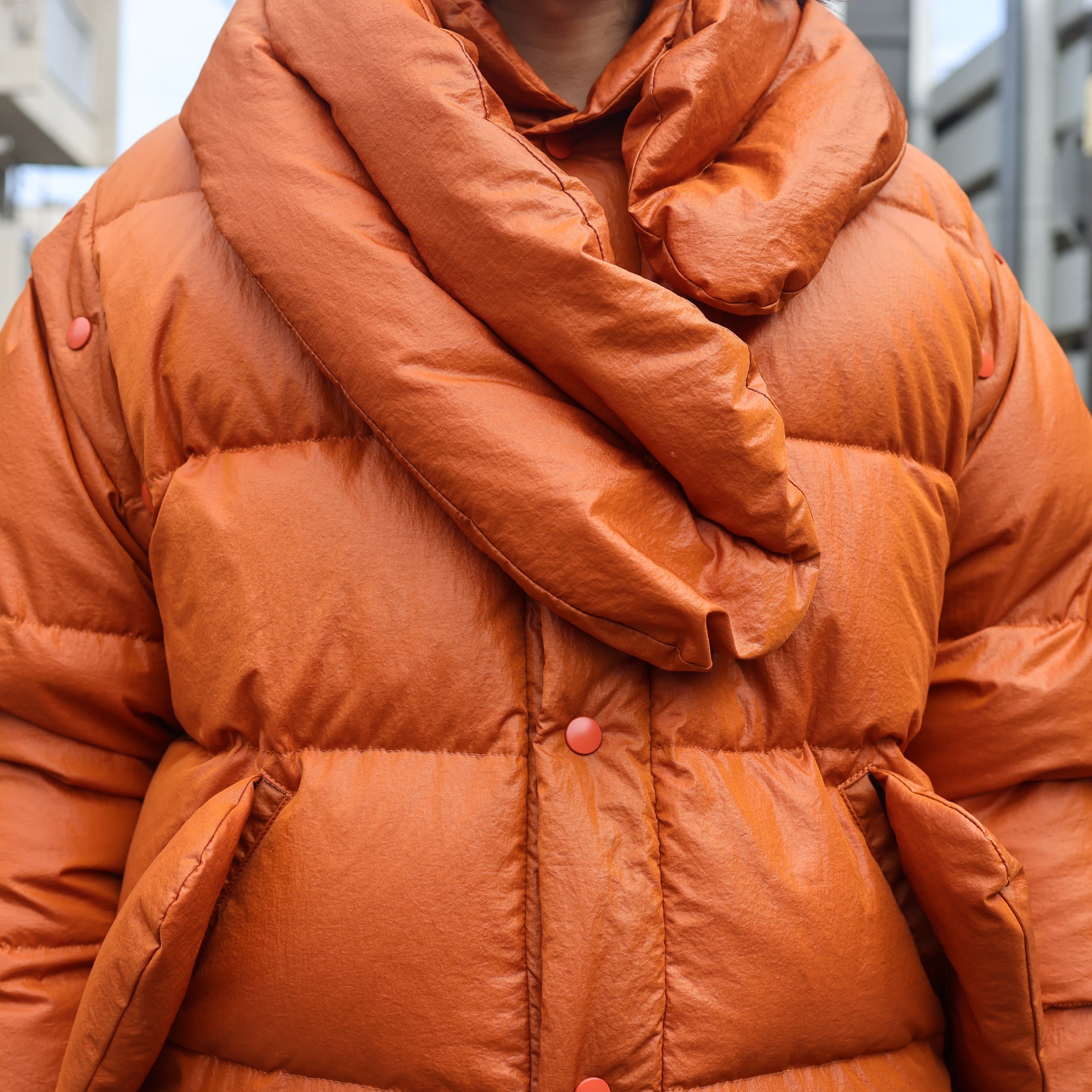 BACK TO THE DOWN JACKET(ORANGE)