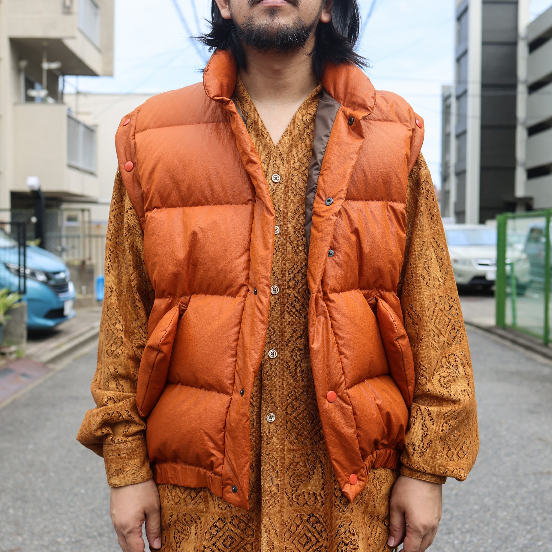 BACK TO THE DOWN JACKET(ORANGE)