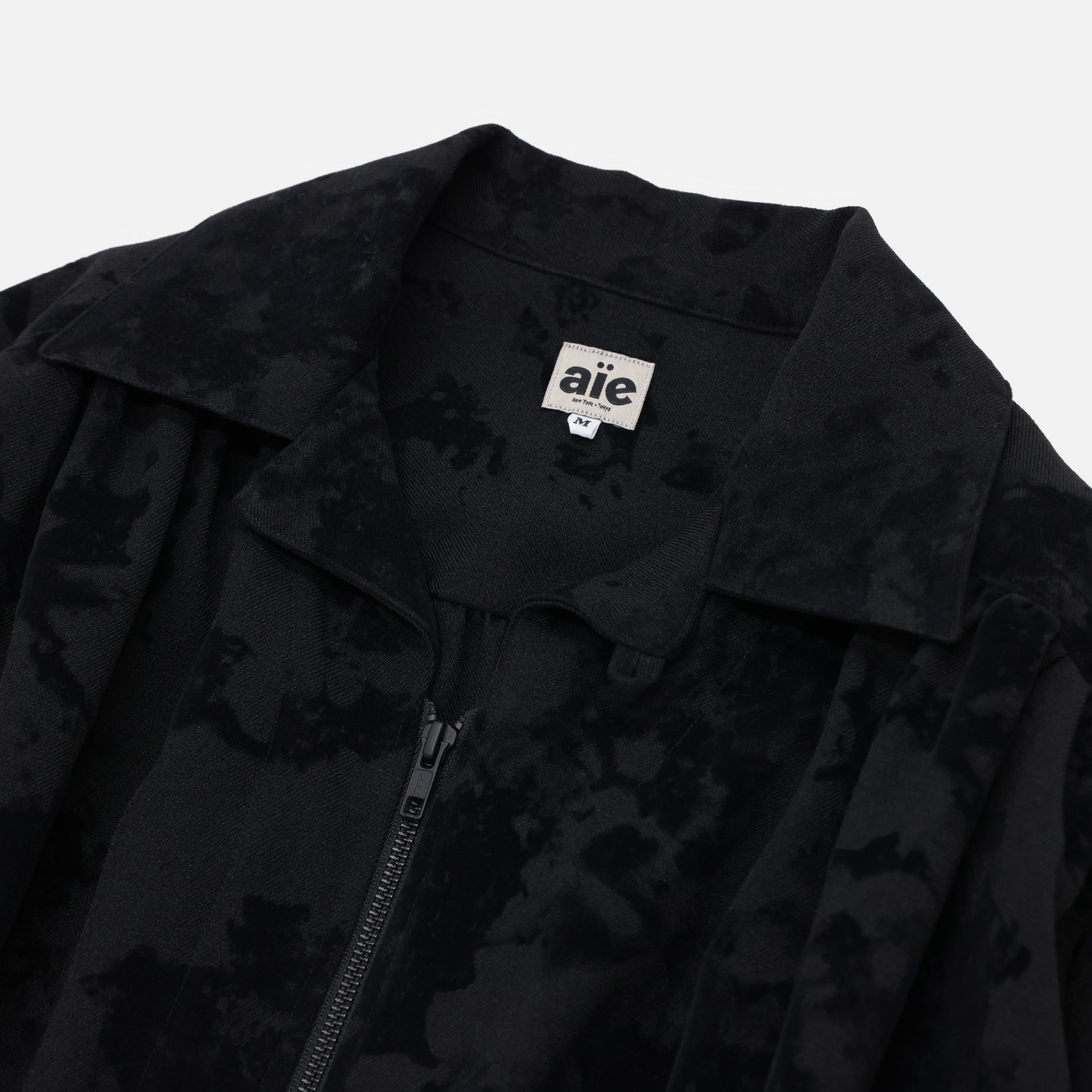 PAINTER Z SHIRT - POLY SERGE / FLOCKY PRINTED(BLACK)