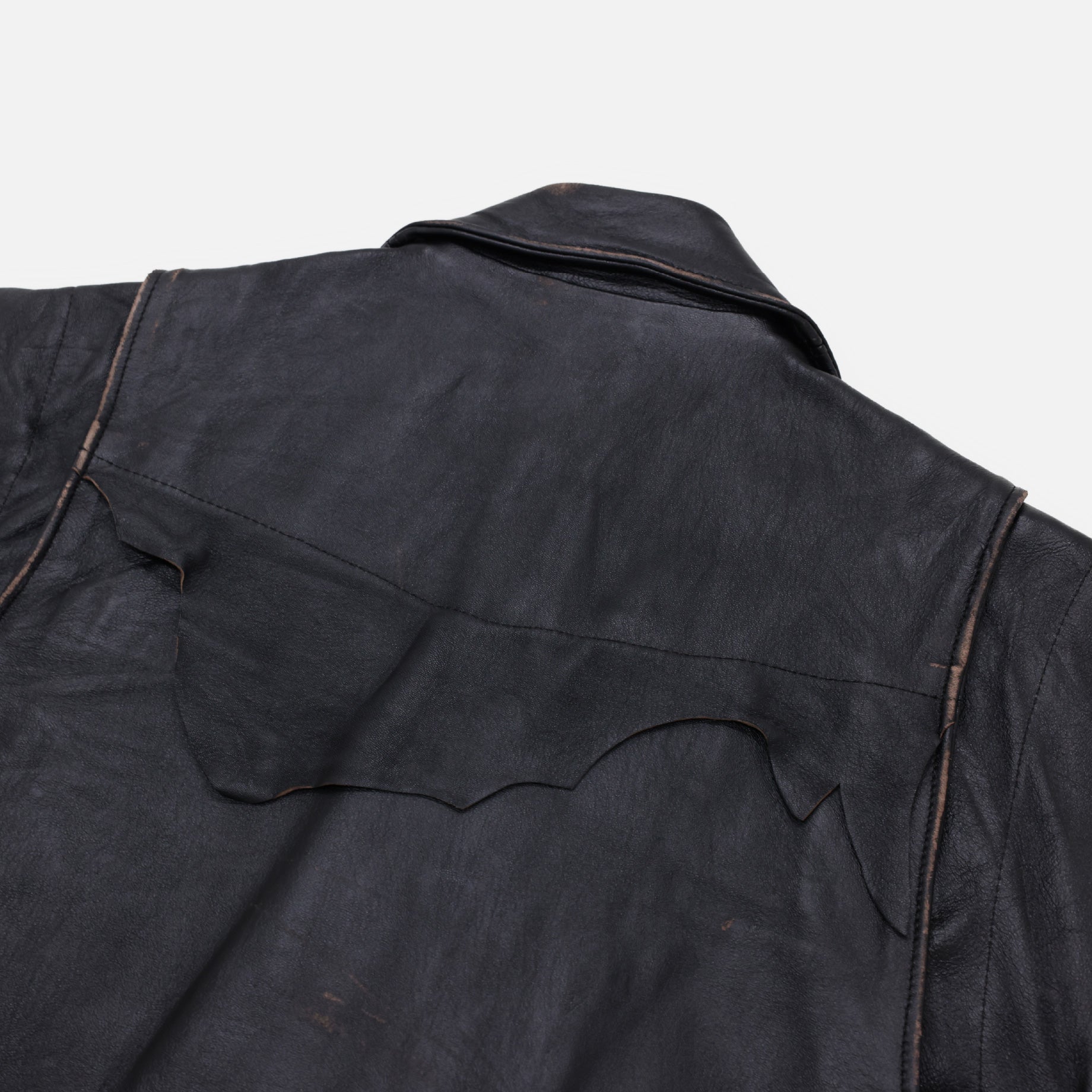 DESTRESSED RIDER'S VEST(BLACK)