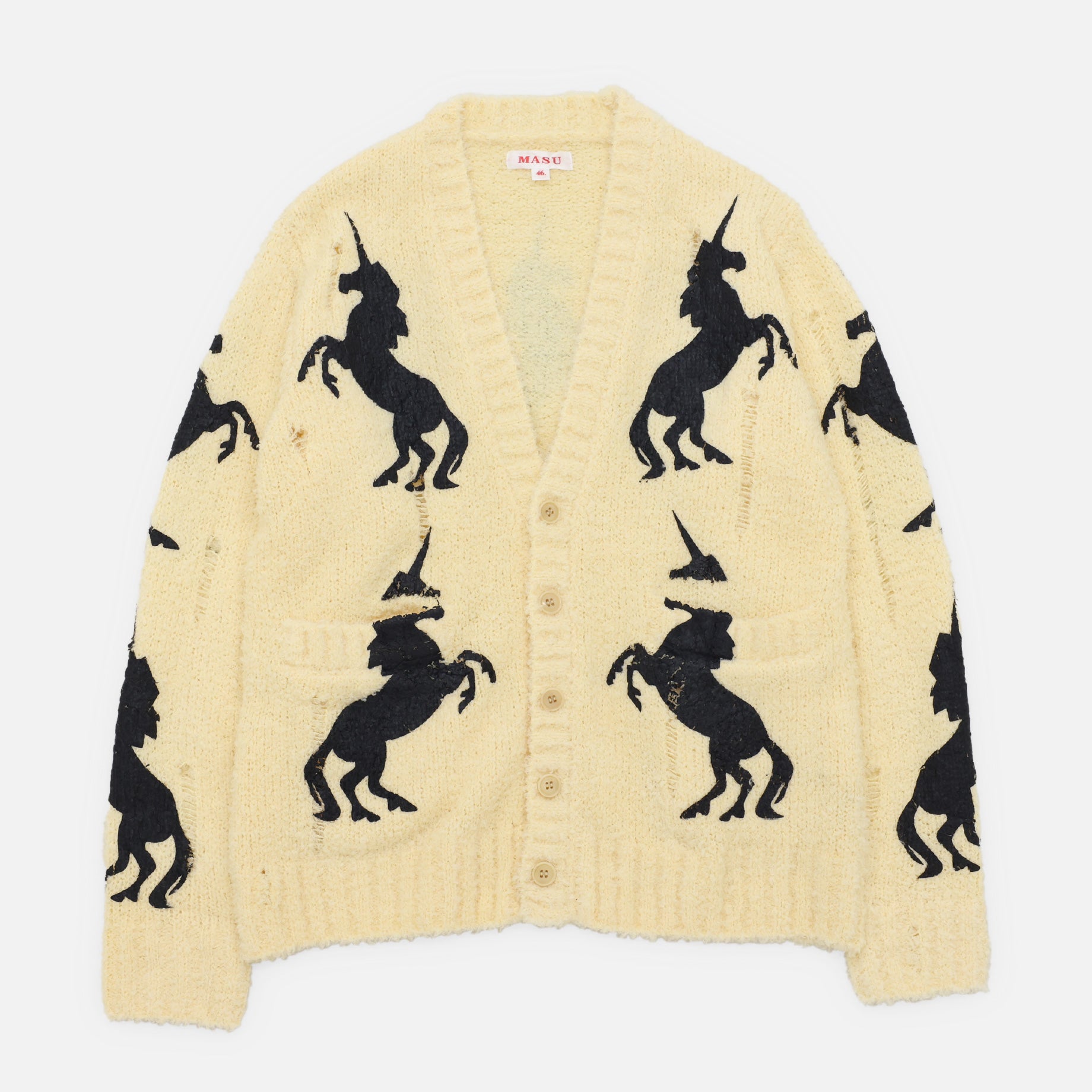 UNICORN GRUNGE CARDIGAN（YELLOW）