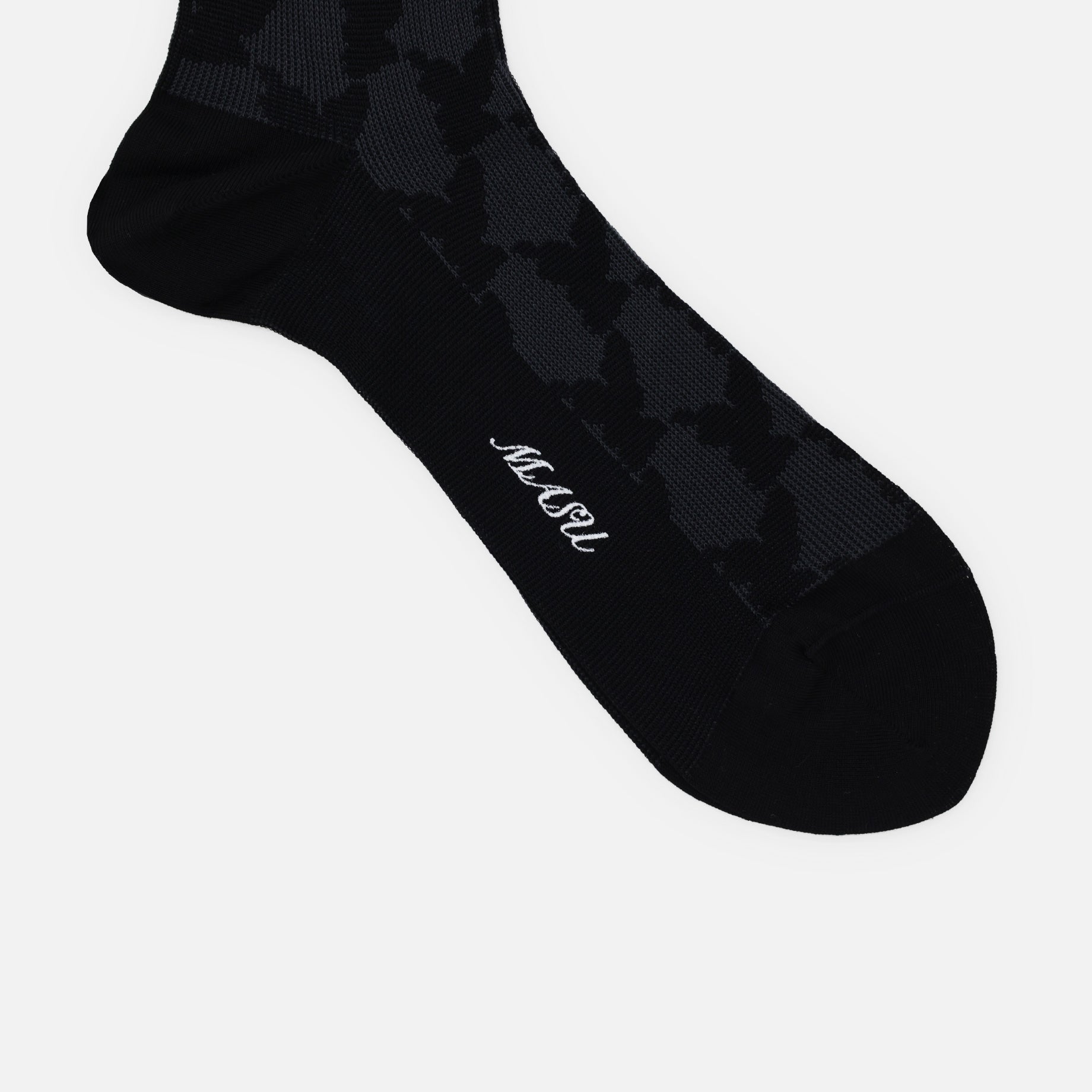 ANGEL MONOGRAM SOCKS (BLACK)