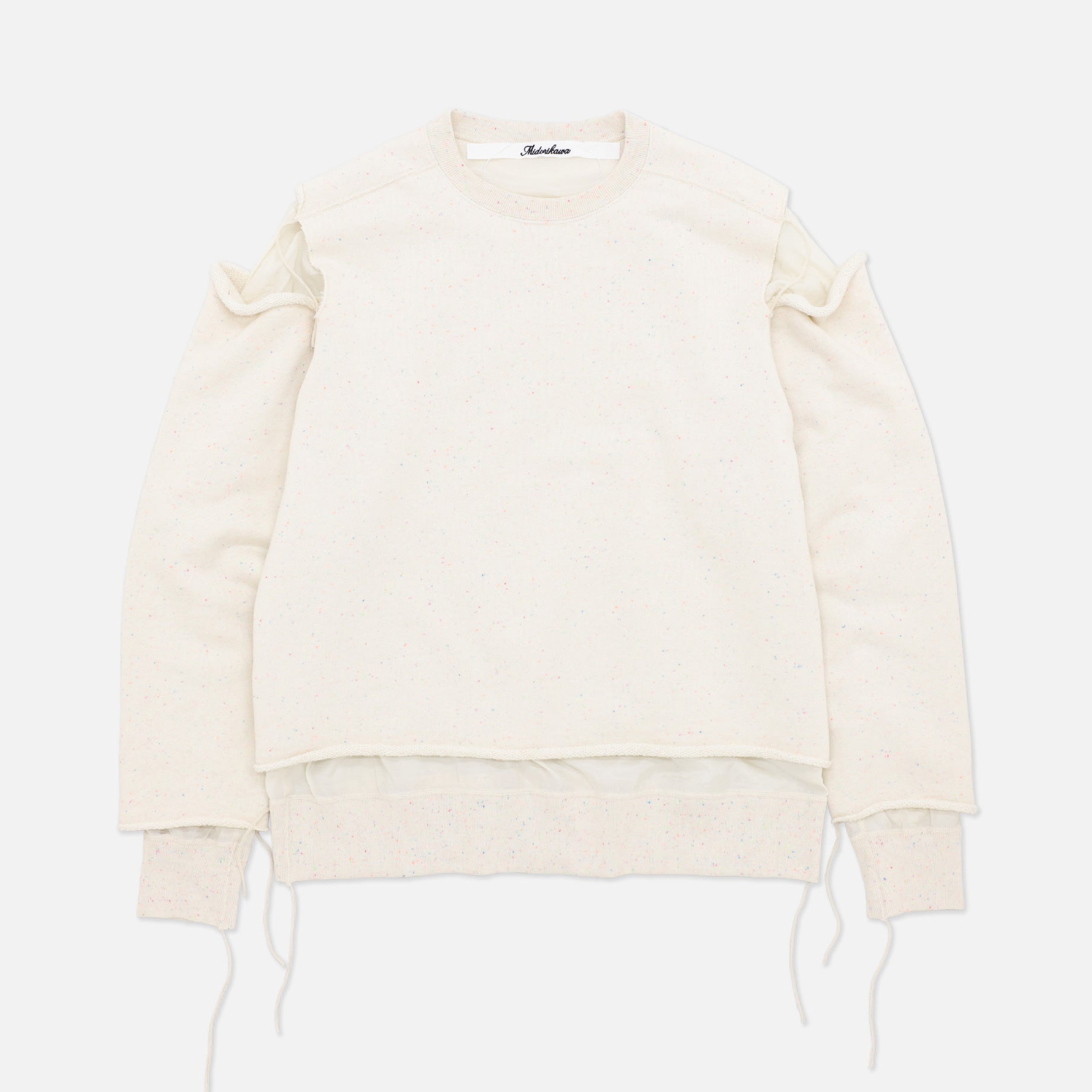 CREW NECK NEP SWEAT SHIRTS（IVORY NEP）