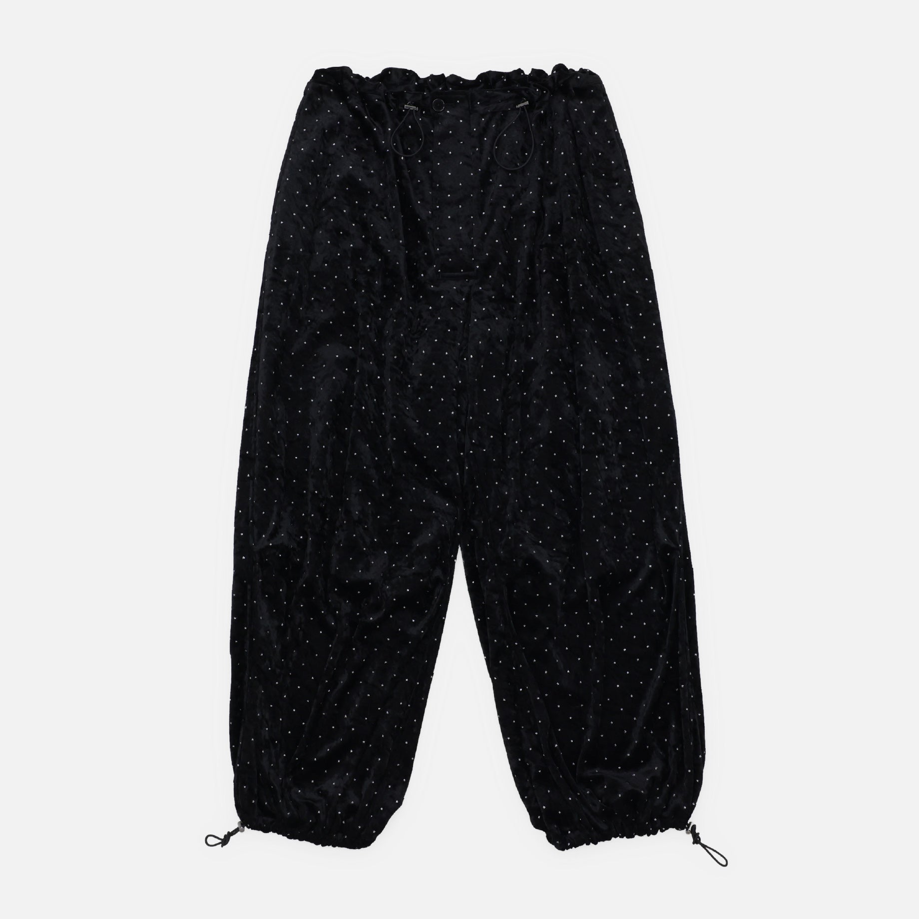 WIND PANT - GLITTER VELOUR(STAR)
