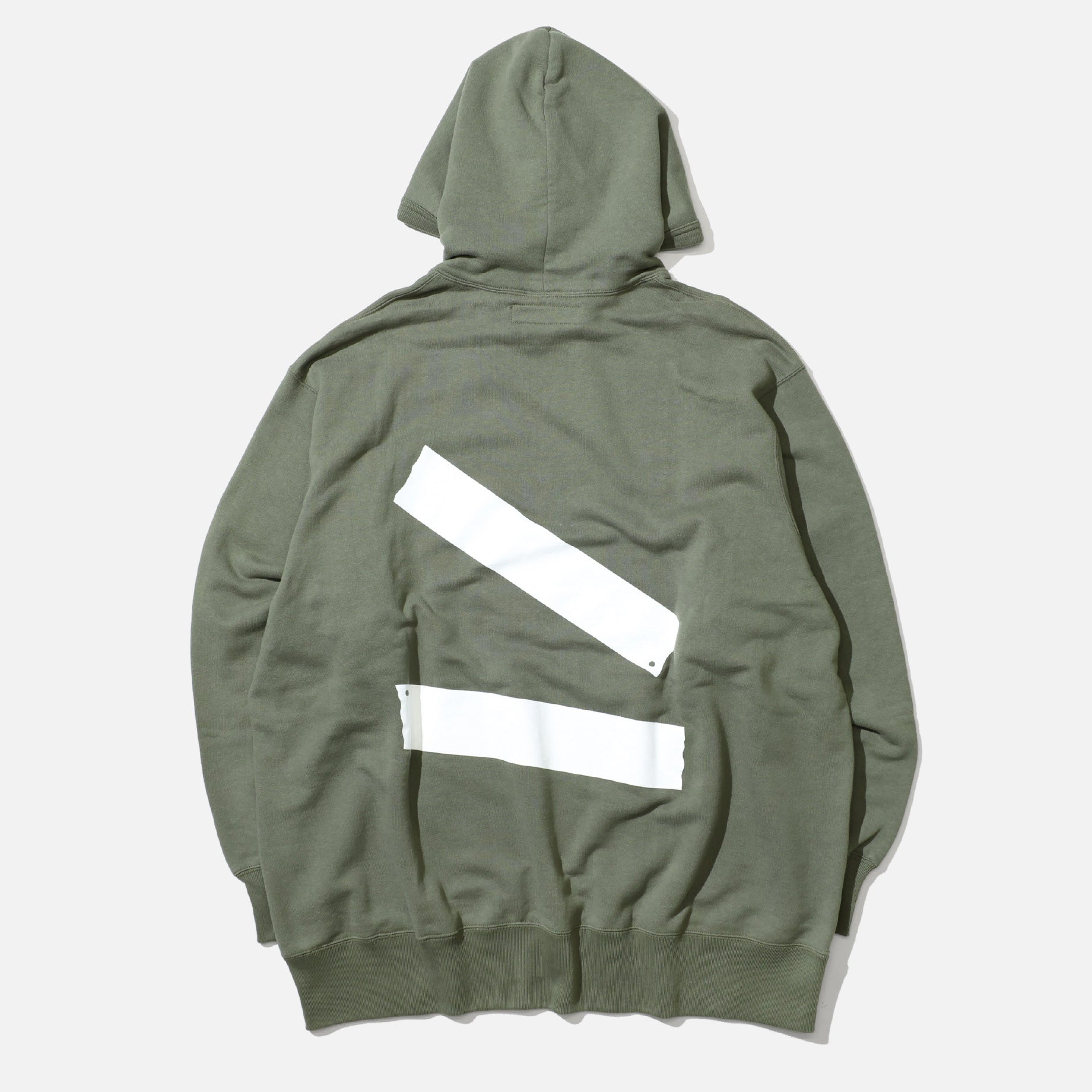 BIG HOOD SWEAT PRINT(OLIVE GREEN)