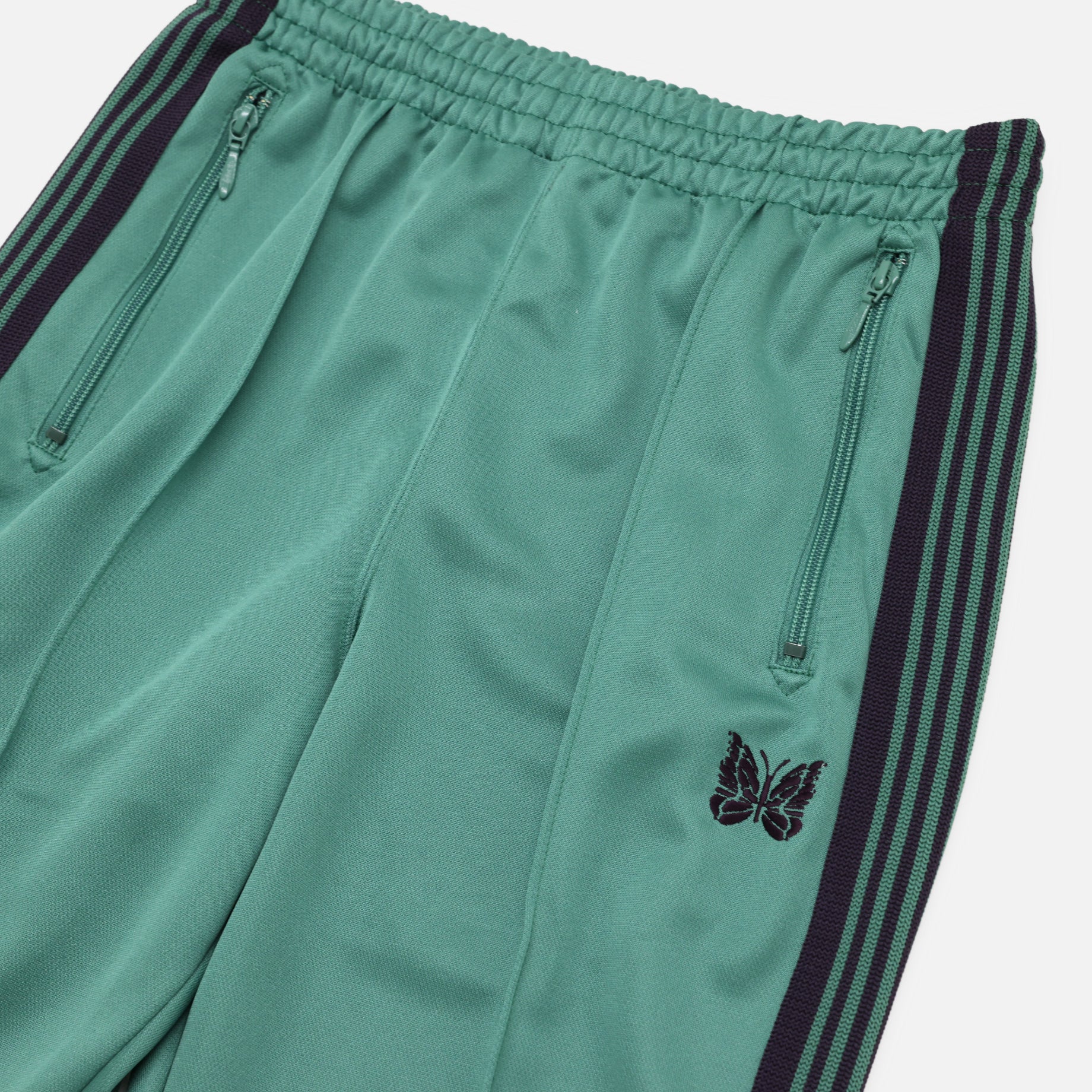 BOOT - CUT TRACK PANT - POLY SMOOTH(EMERALD)