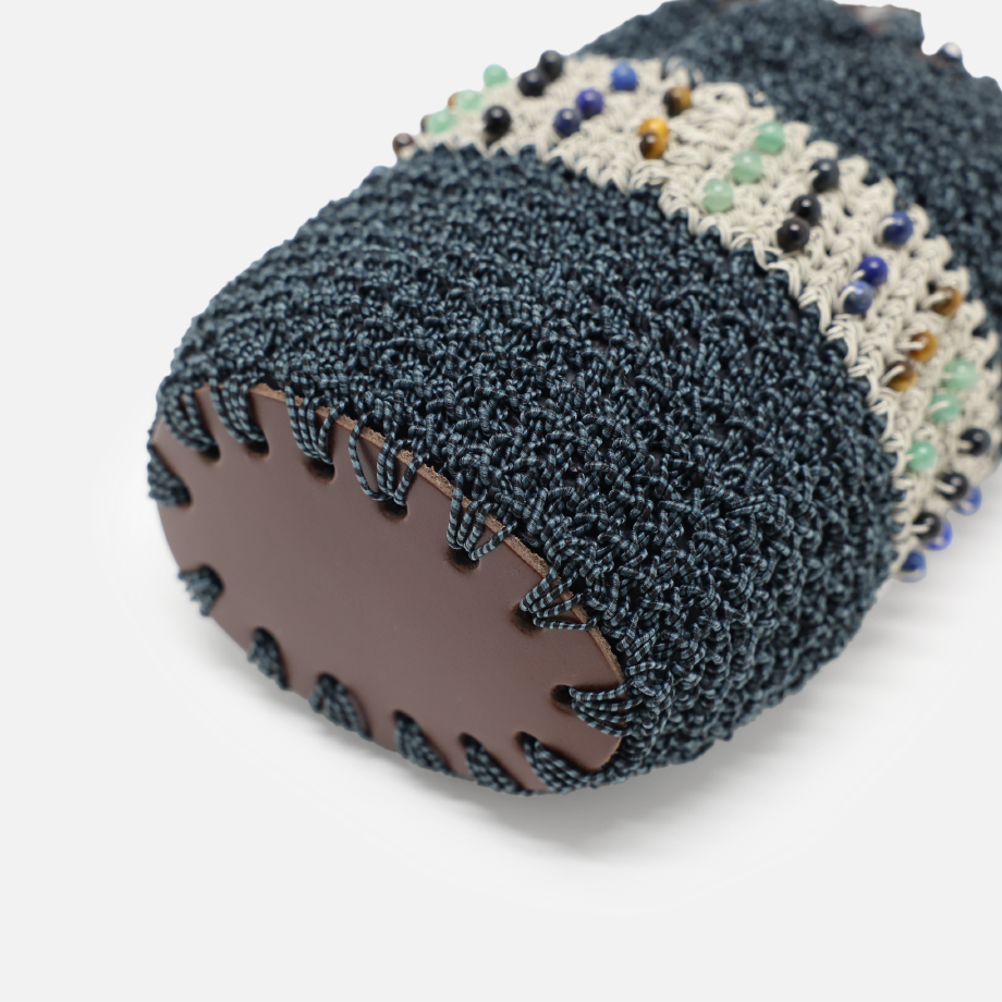 KNITTING BEADS BAG SMALL (MINT BLUE)