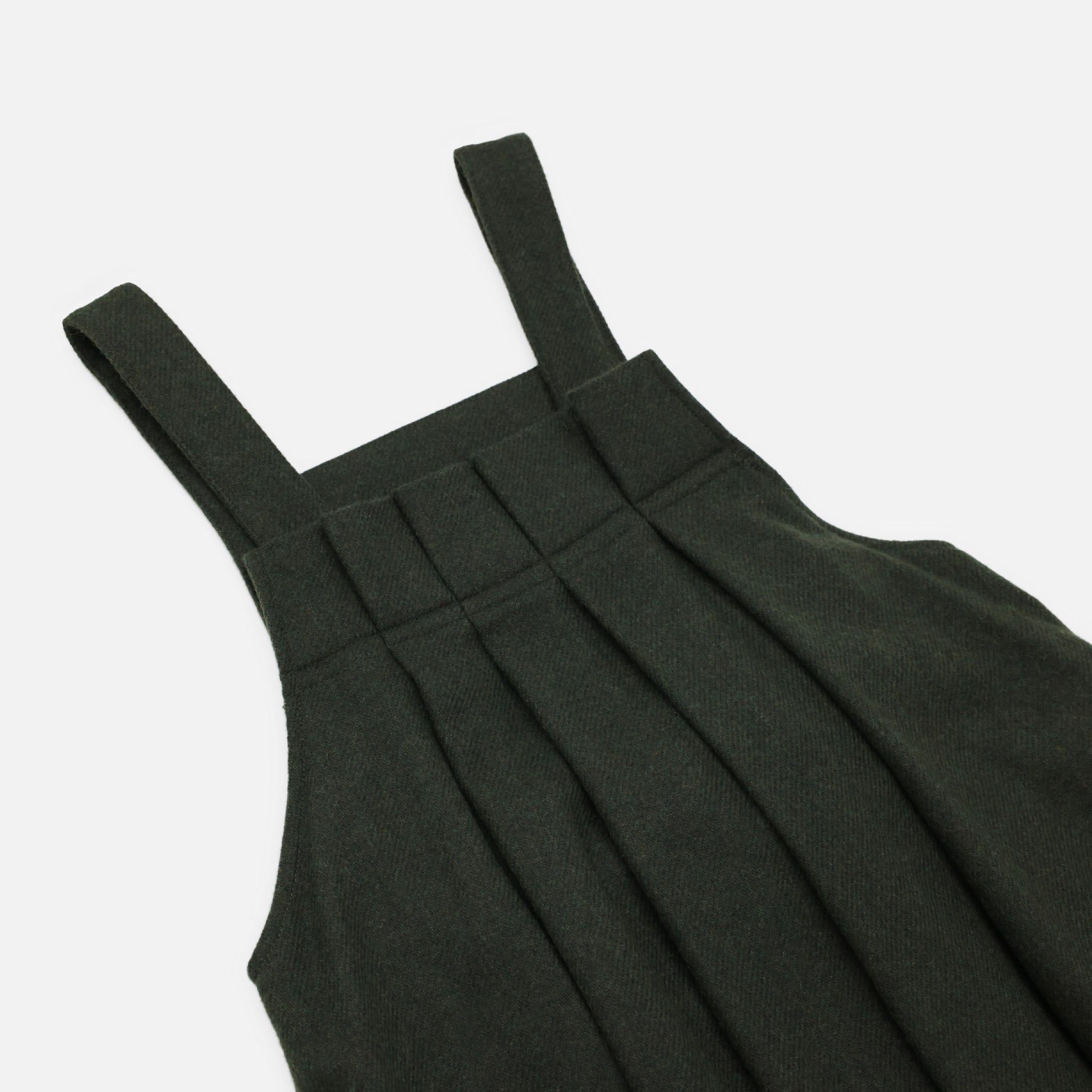 JUMPER SKIRT - SERGE(OLIVE)