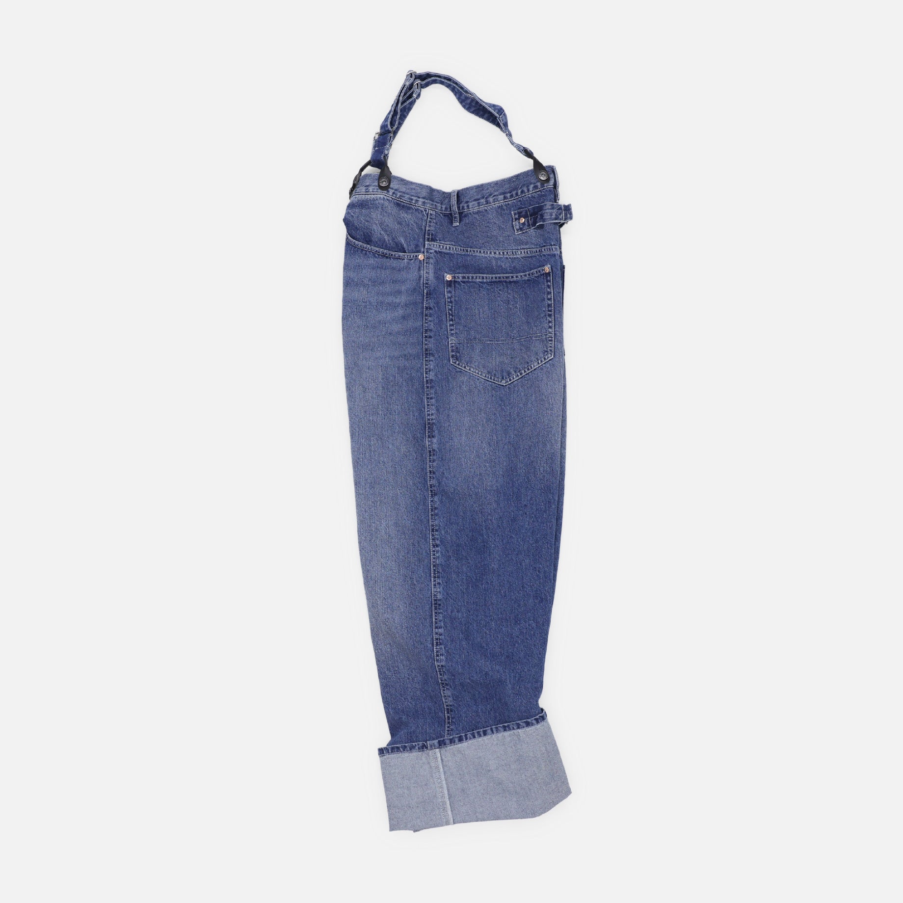 5POCKETS SUSPENDER PANTS(DENIM)
