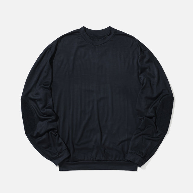 FINE WOOL LONG T (BLACK)