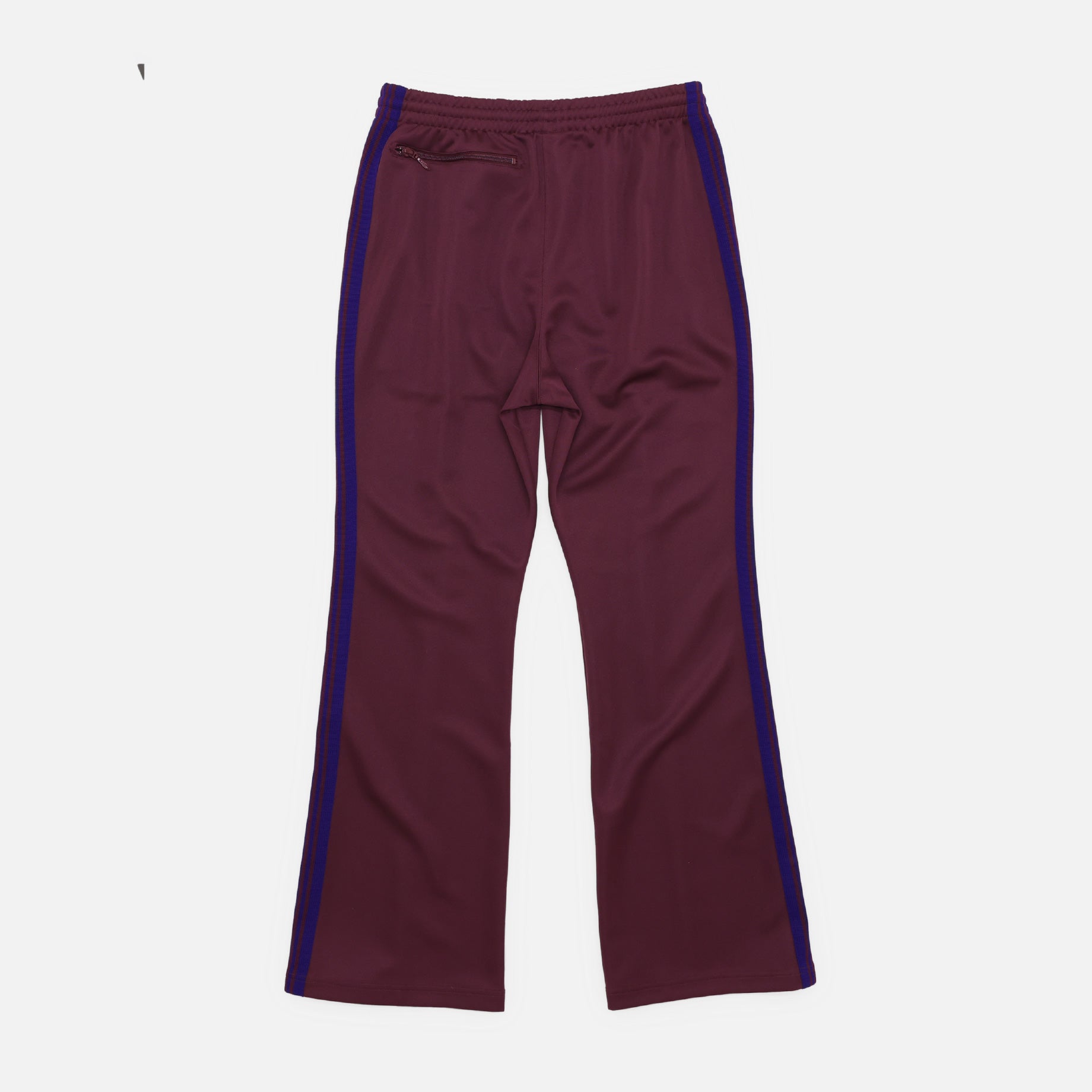 BOOT - CUT TRACK PANT - POLY SMOOTH(WINE)