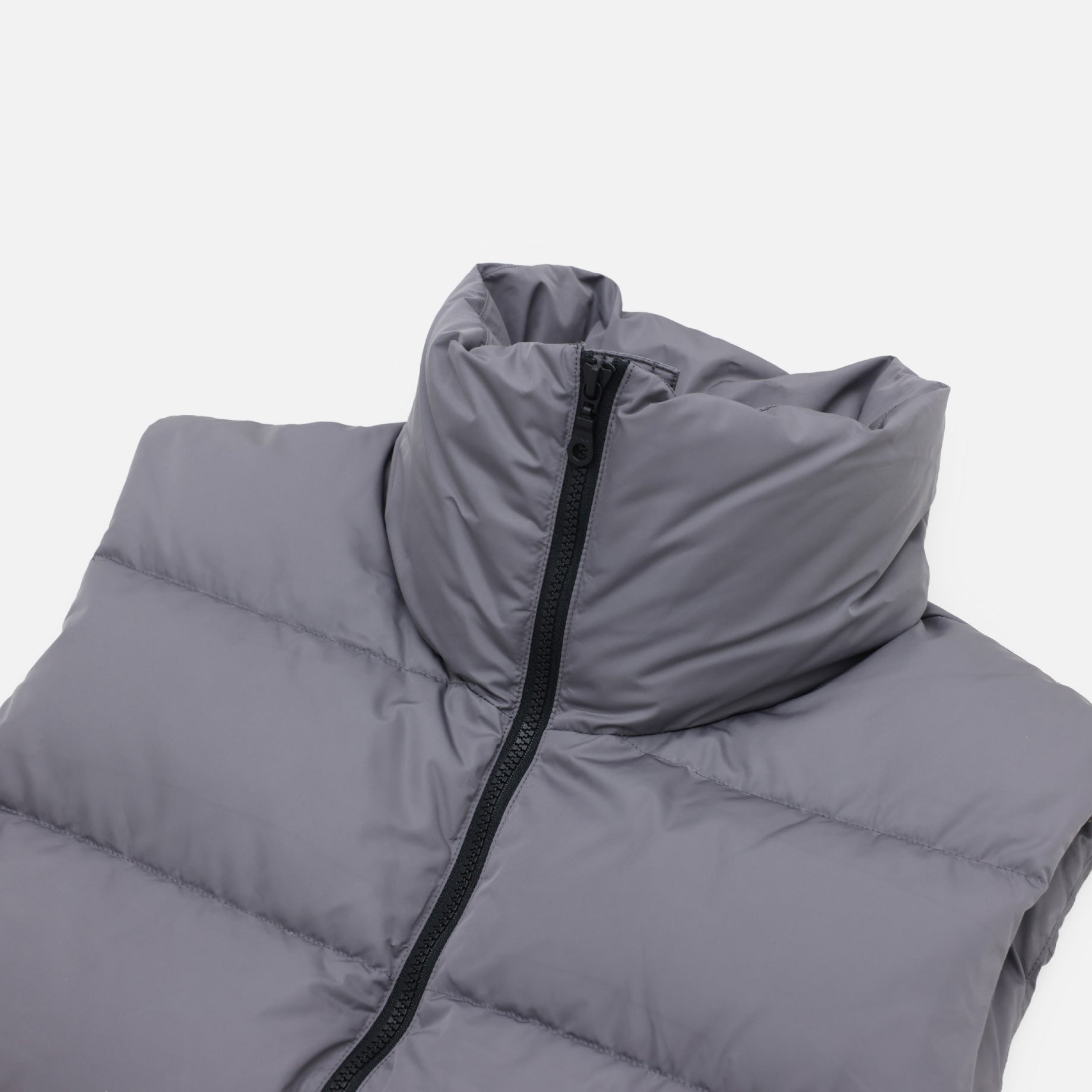 POLYESTER DOWN DOWN VEST(GRAY)