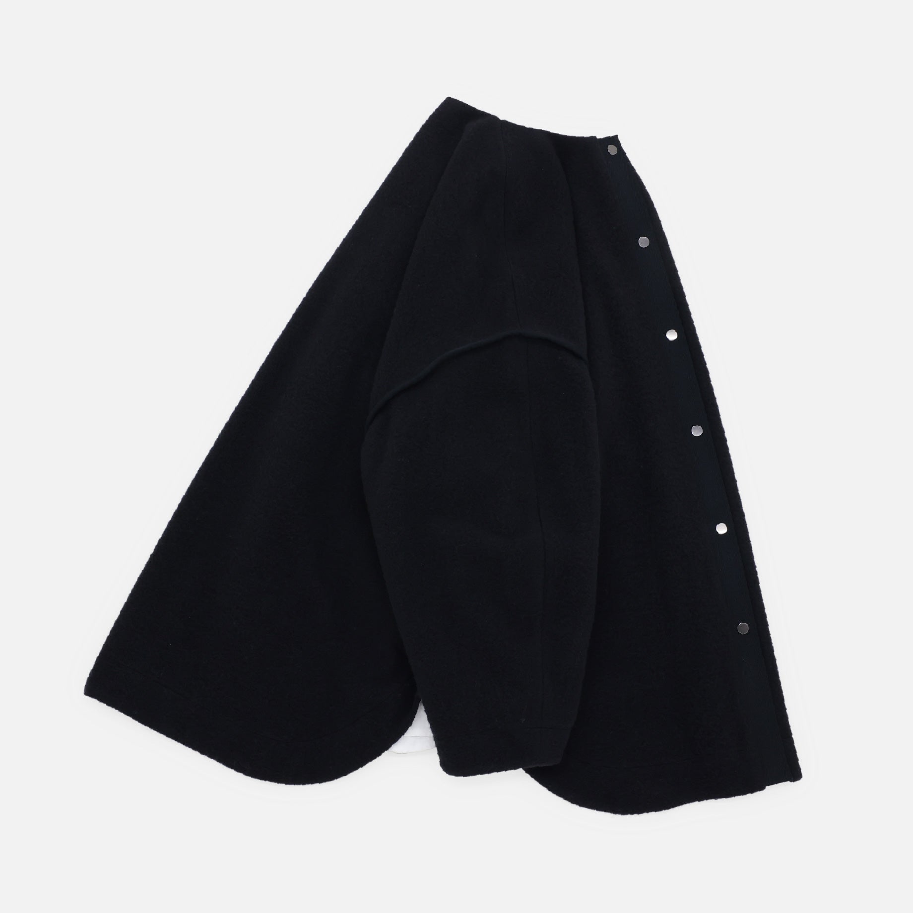 BRUSHED SWEAT JACKET(BLACK)