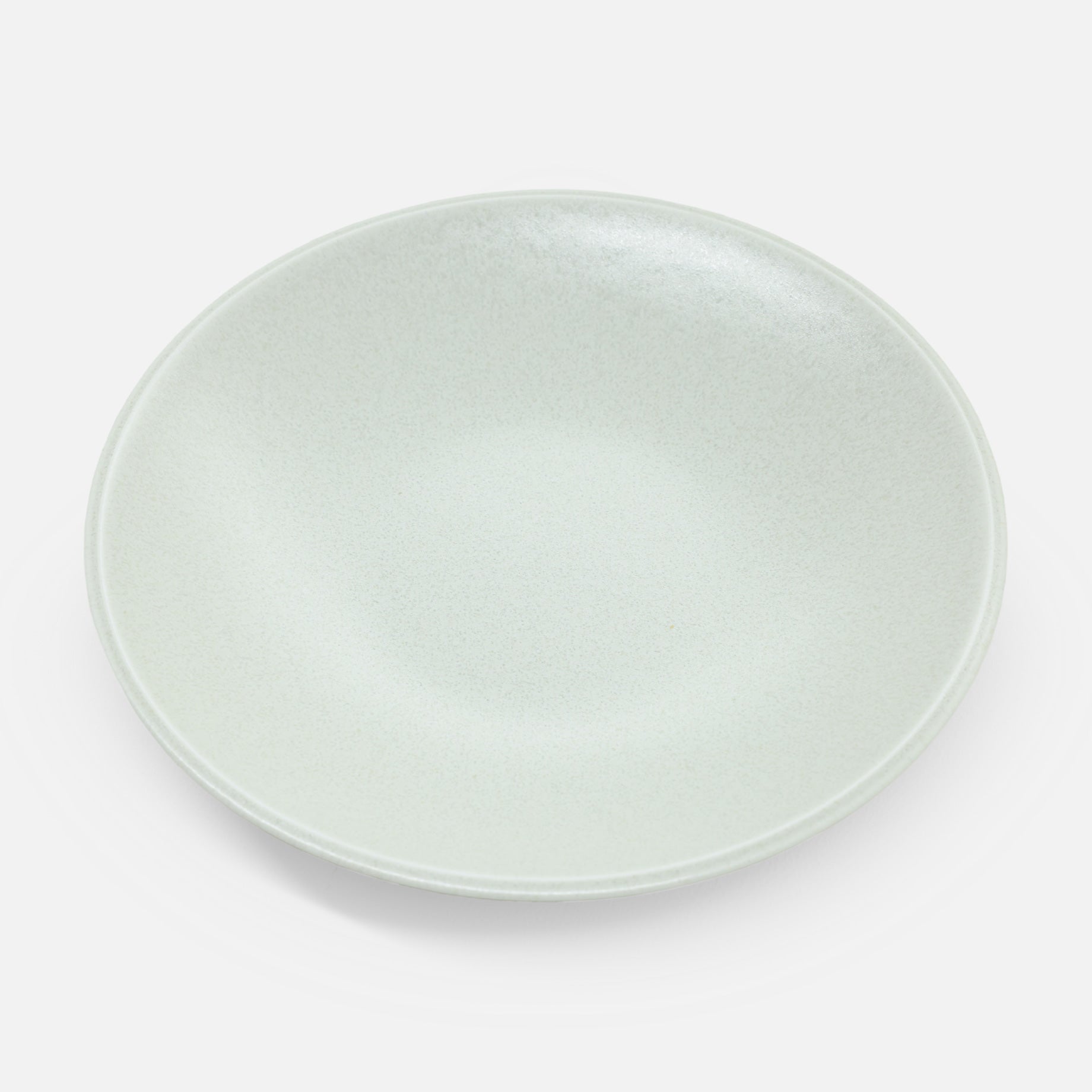 VINTAGE CERAMIC POSTMODERN DESIGN PLATE(LIGHT GRAY)