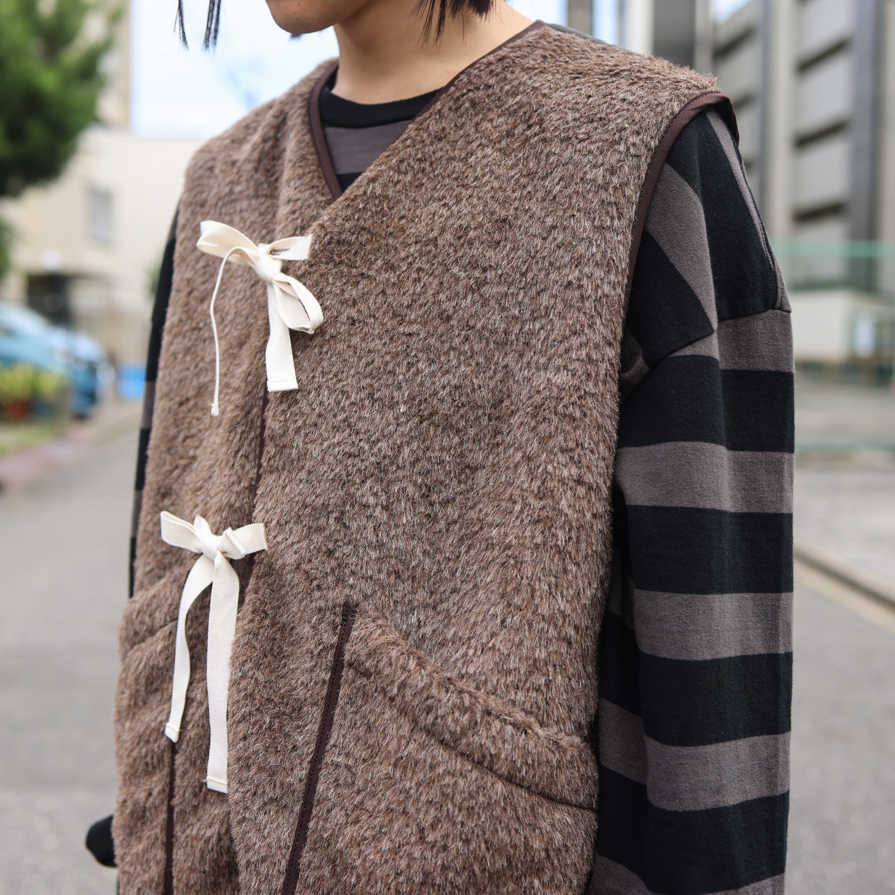 KONG VEST(BROWN)