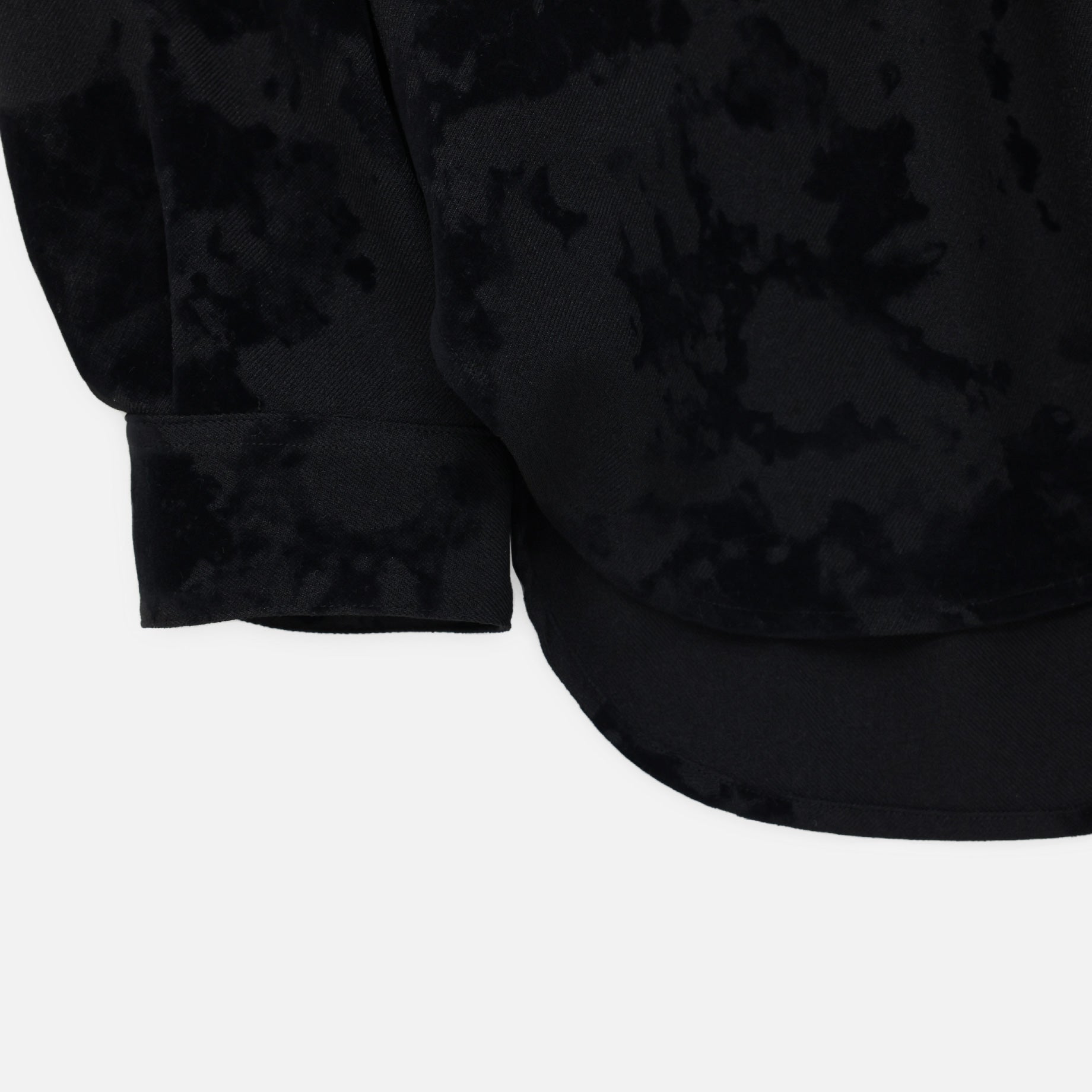 PAINTER Z SHIRT - POLY SERGE / FLOCKY PRINTED(BLACK)