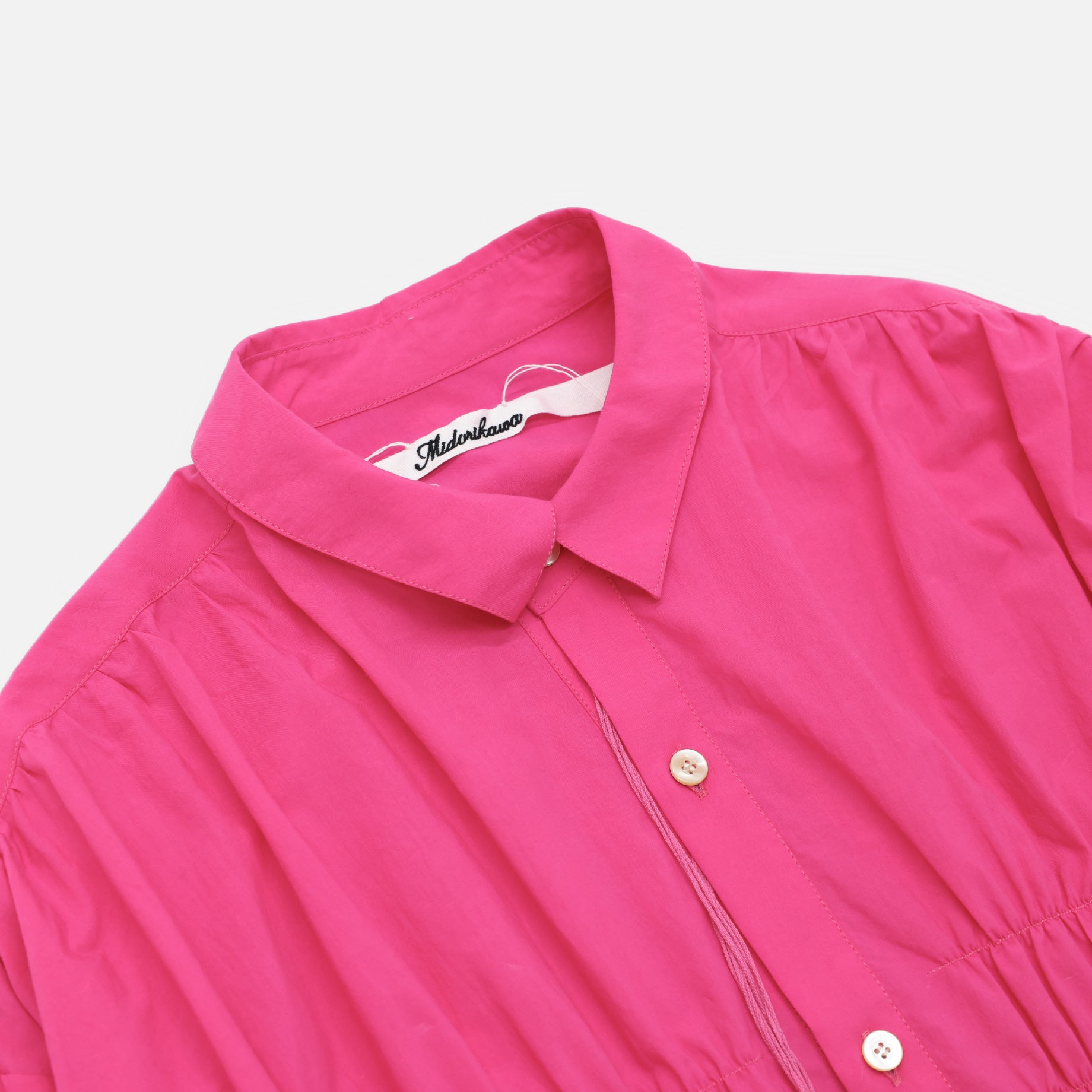 GATHER SHIRT(PINK)