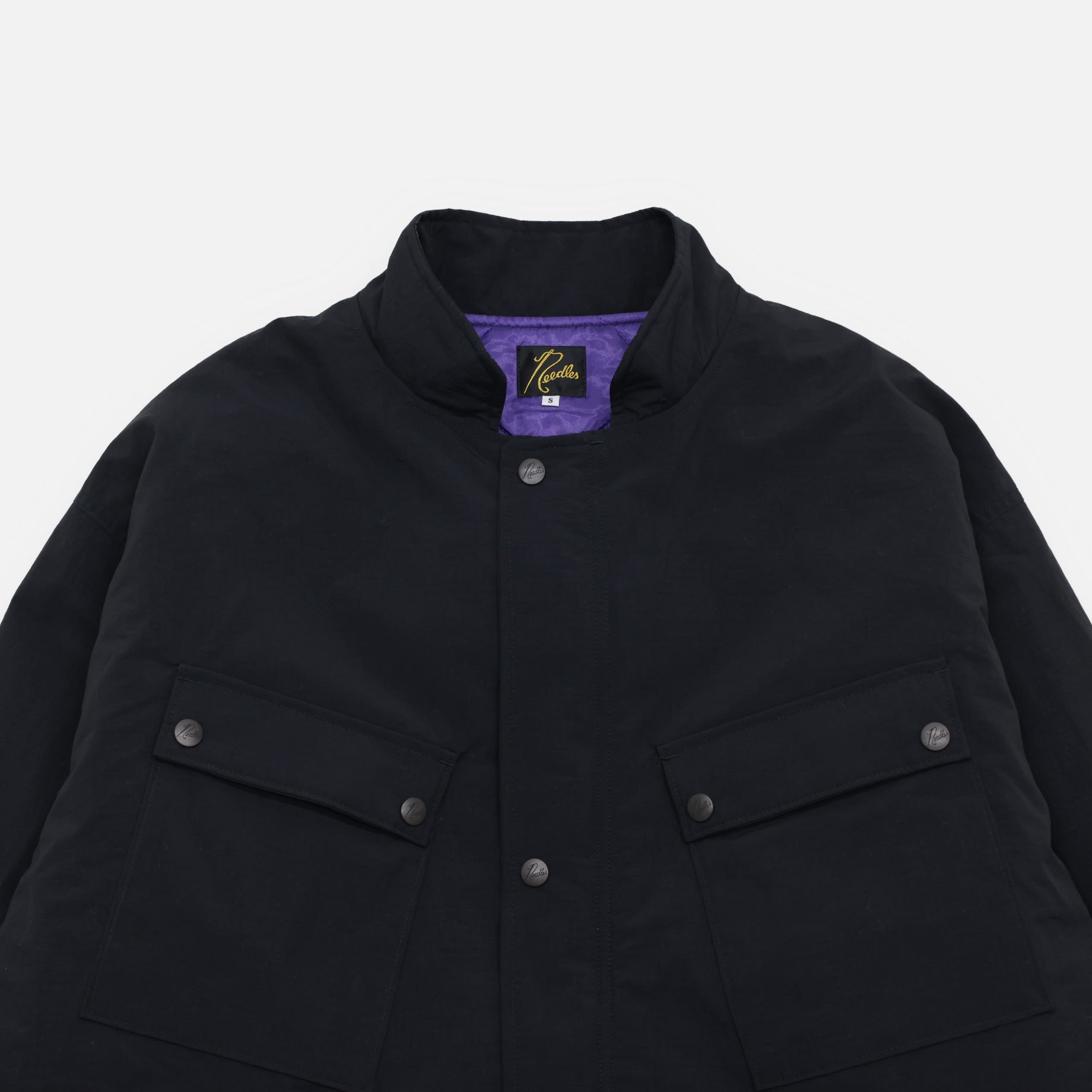 C.P. COAT - NYLON RIPSTOP (BLACK)