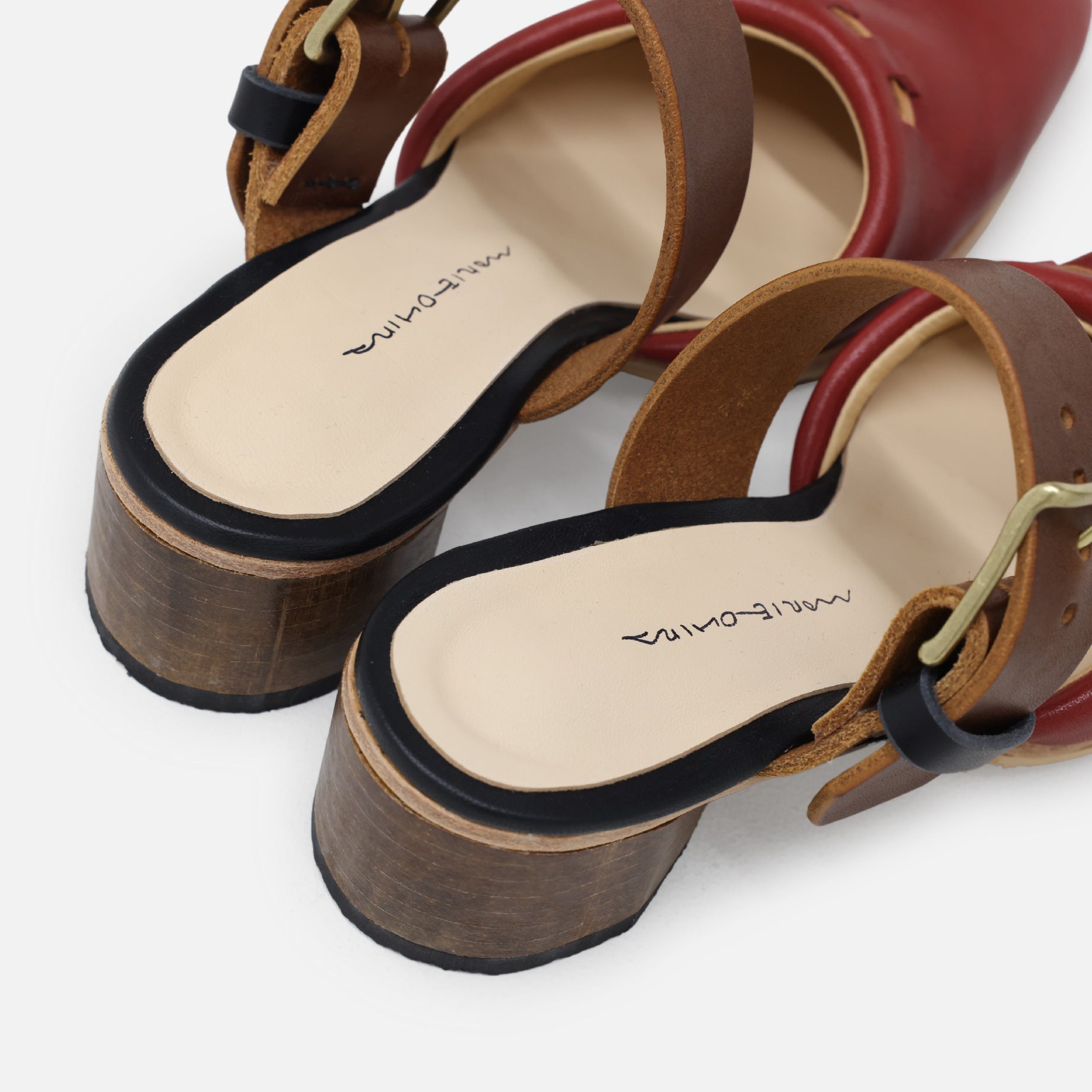 STITCHED MULE(RED)