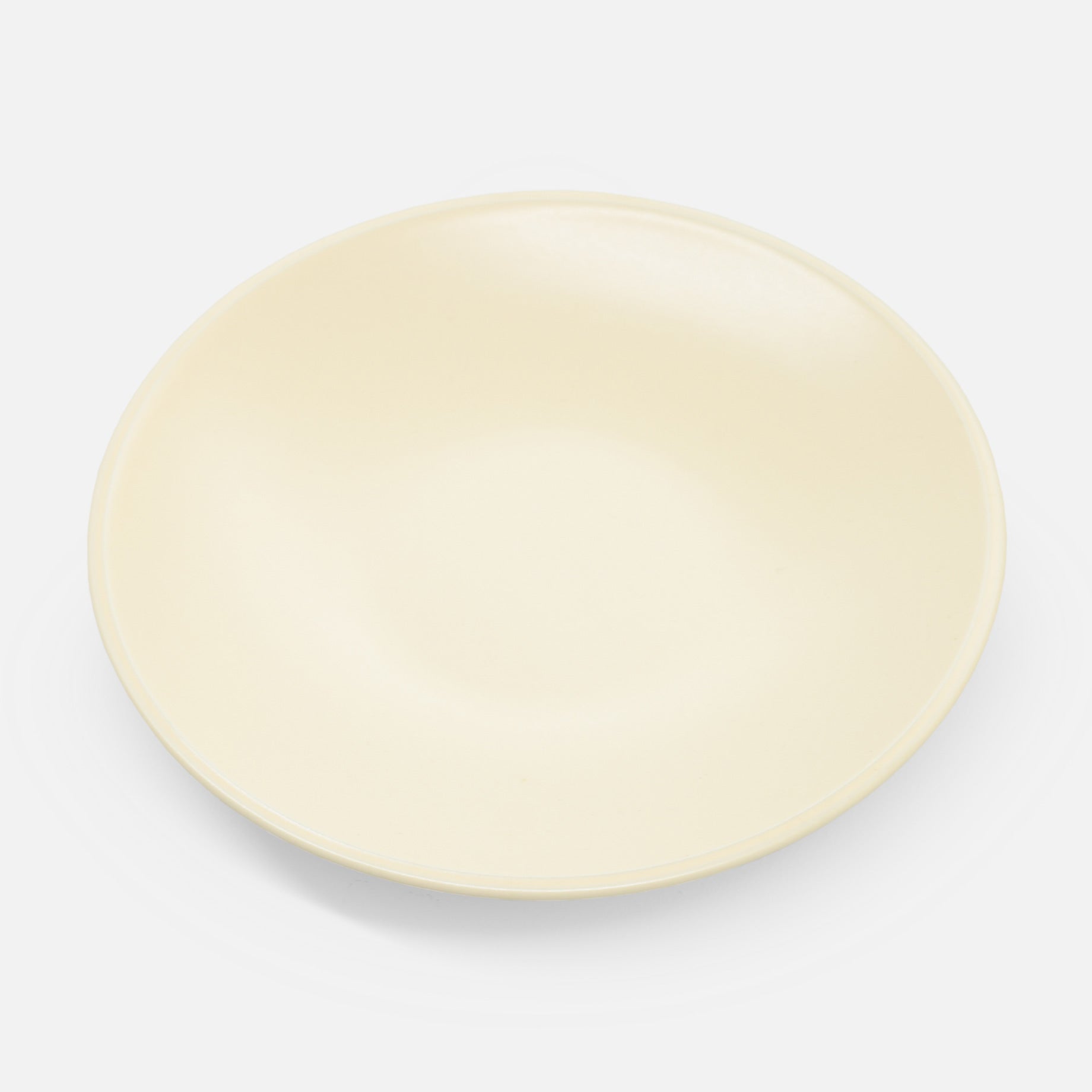 VINTAGE CERAMIC POSTMODERN DESIGN PLATE(ECRU)