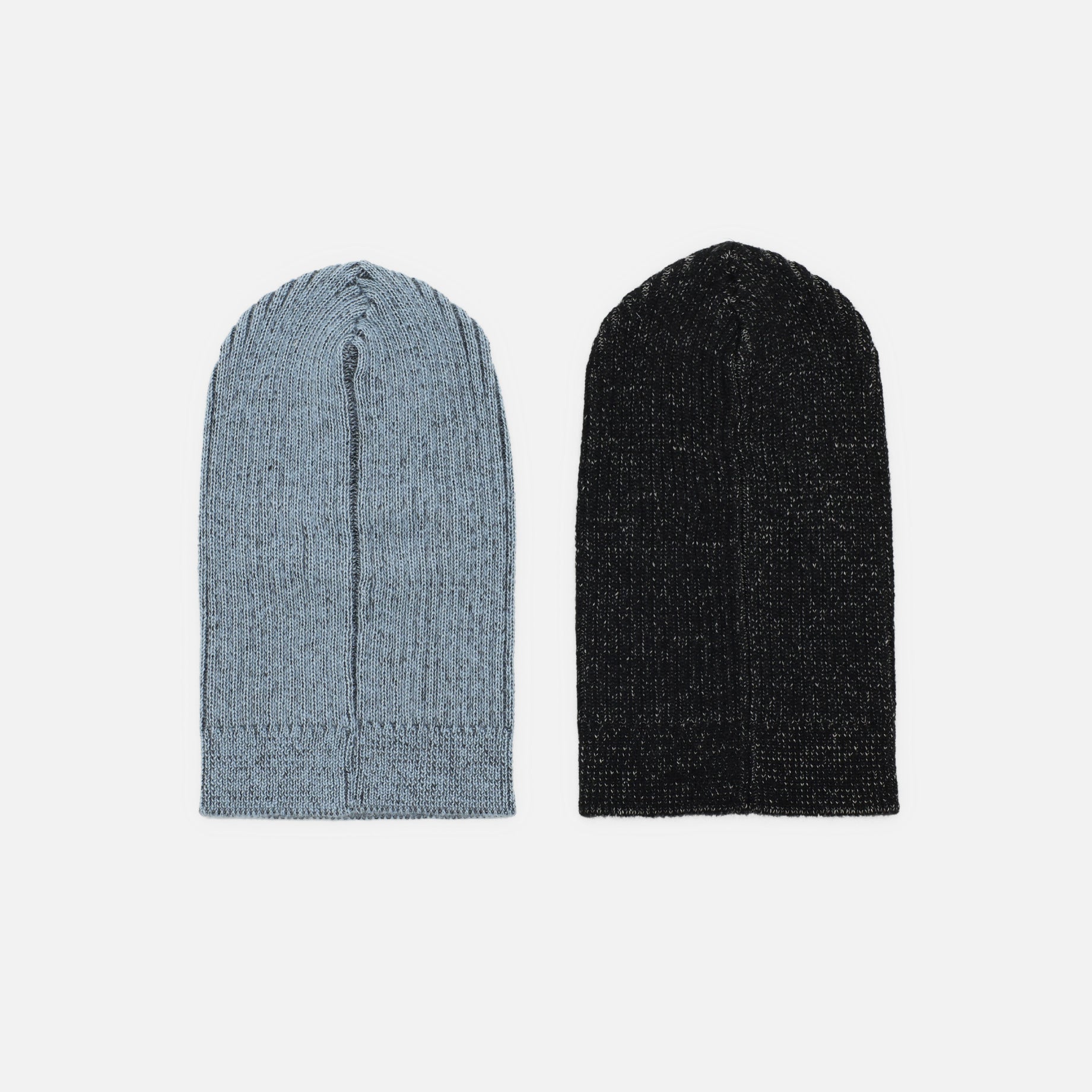 PLATING KNIT BALACLAVA(BLUE&BROWN)