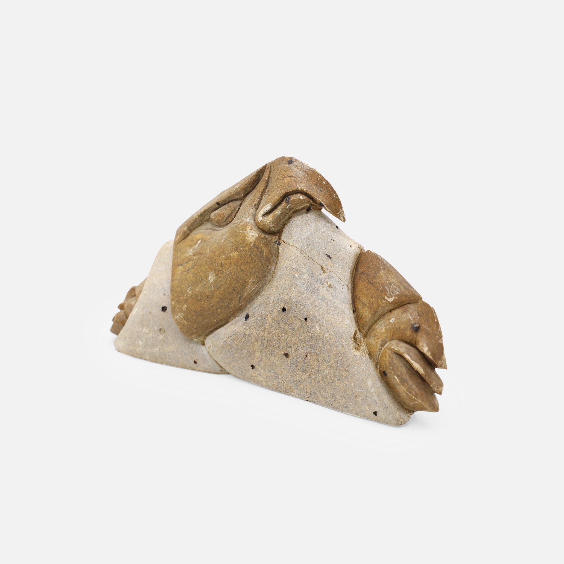 VINTAGE FOLK ART STONE CURVING(EAGLE)