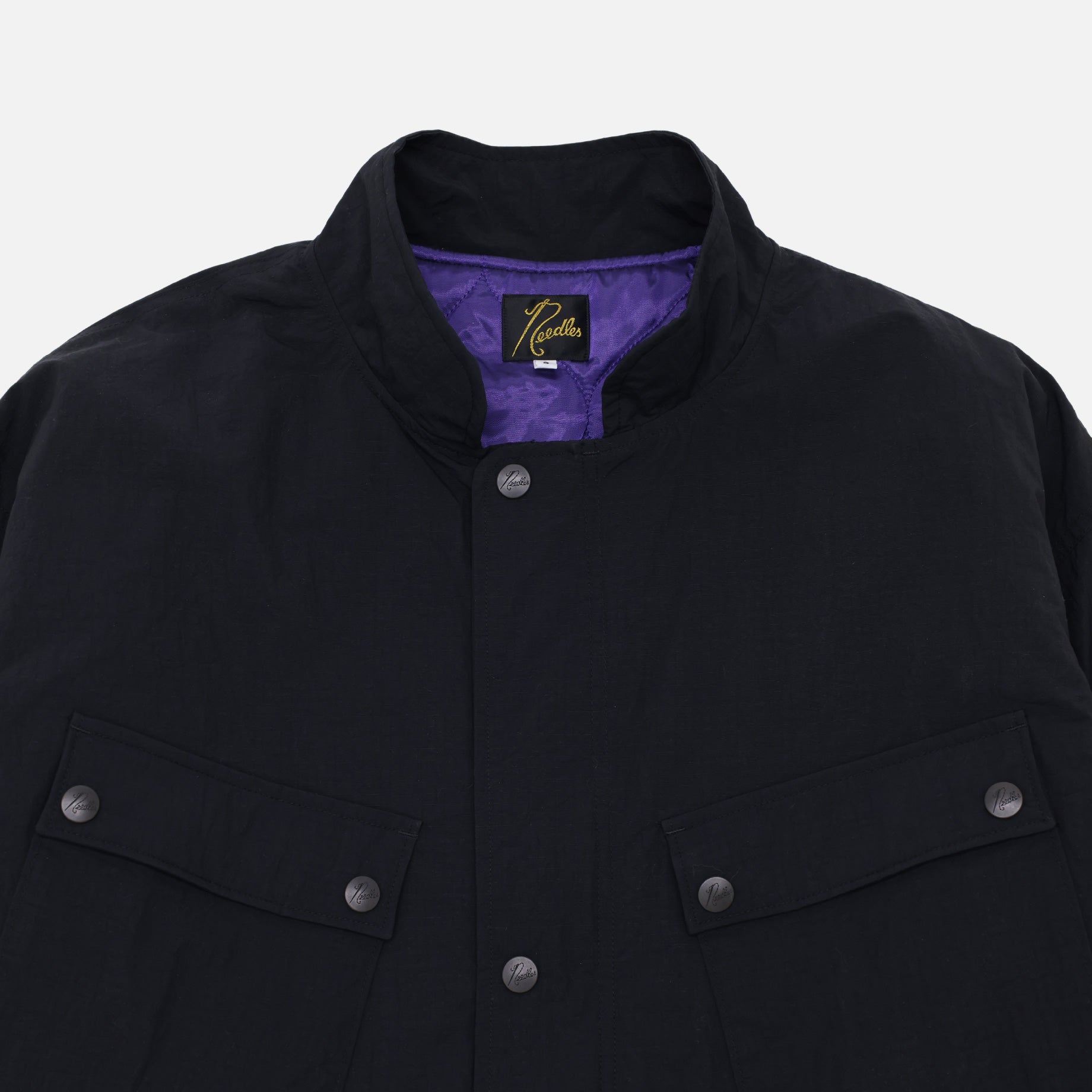 C.P. COAT - NYLON RIPSTOP(BLACK)