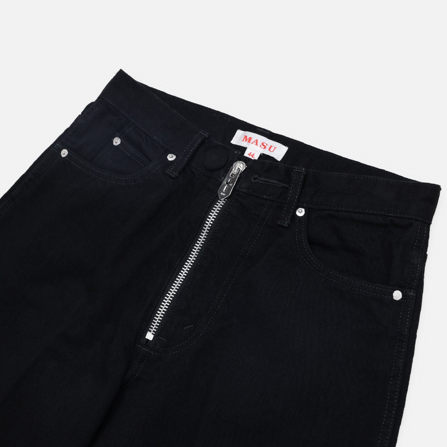 "MASUBOYS" BAGGY JEANS WASHED(BLACK)