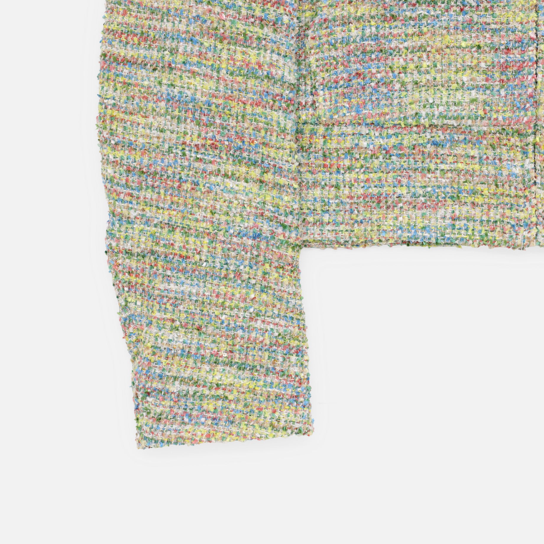 CANDY TWEED ZIP-UP HOODIE(CANDY)