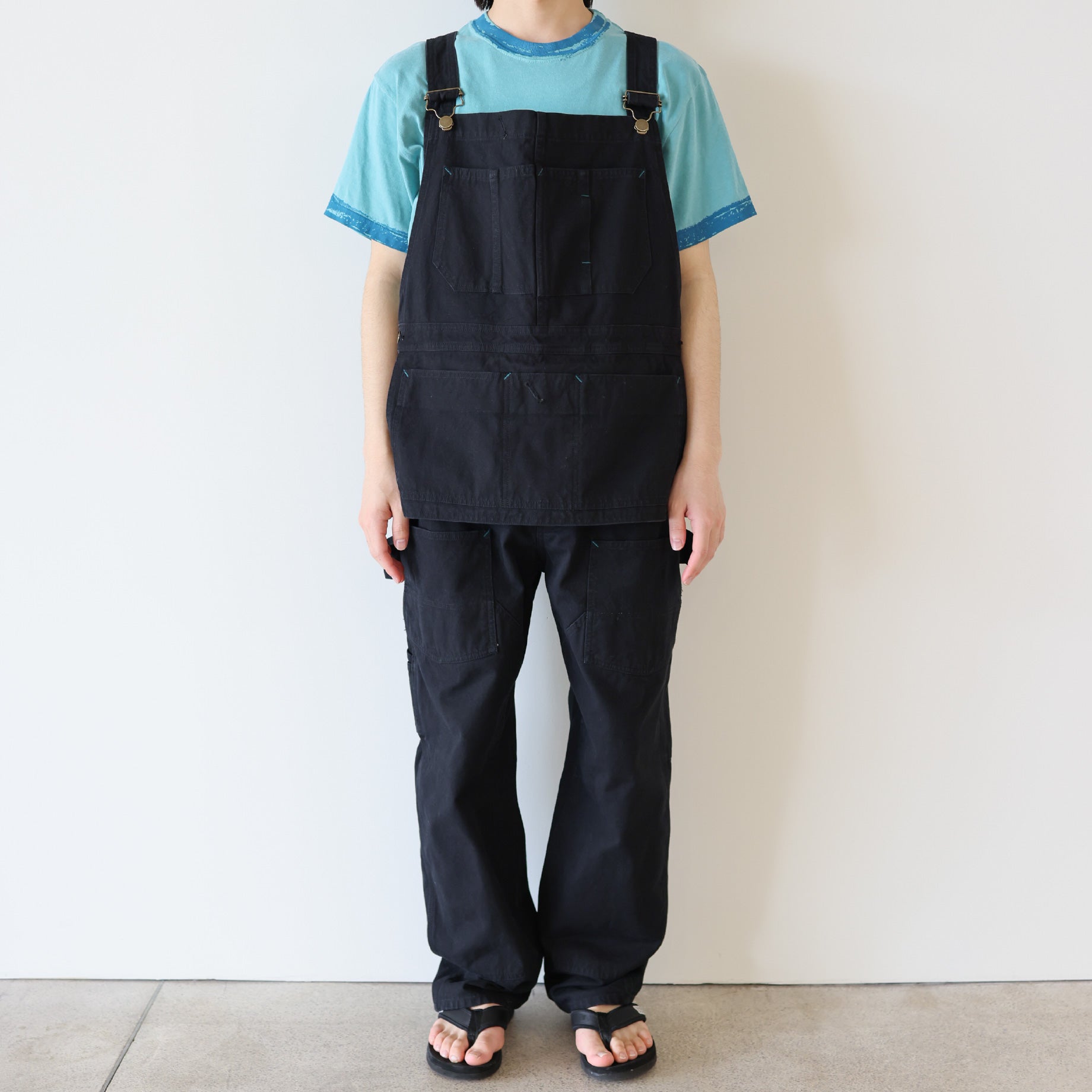 OVERALLS - 10OZ COTTON CANVAS(BLACK)