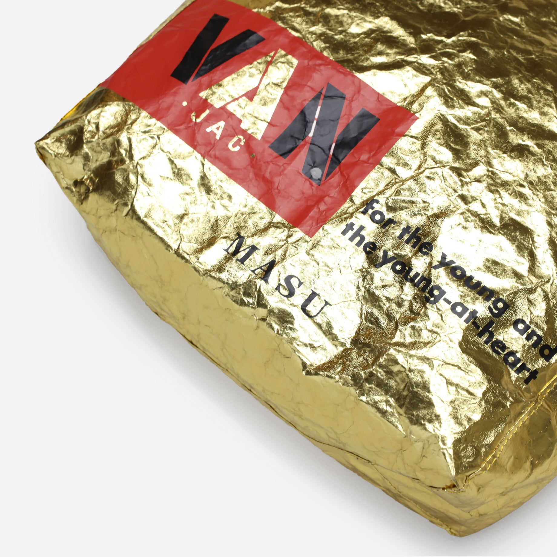 "MASU × VAN JAC" SHOPPING BAG(GOLD)