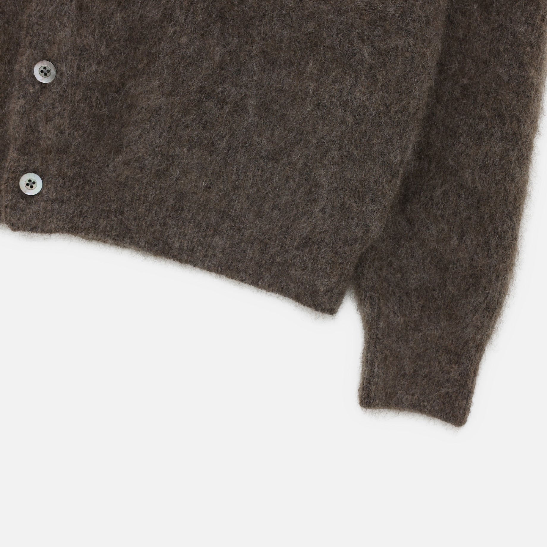 MOHAIR V/N CARDIGAN (BROWN)