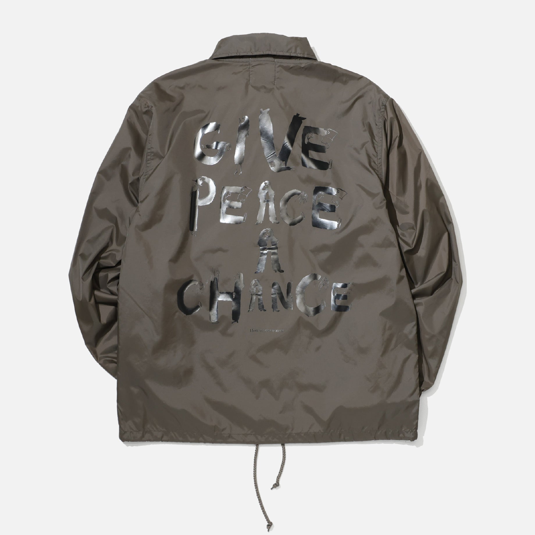 “PEACE” COACH JACKET(KHAKI)