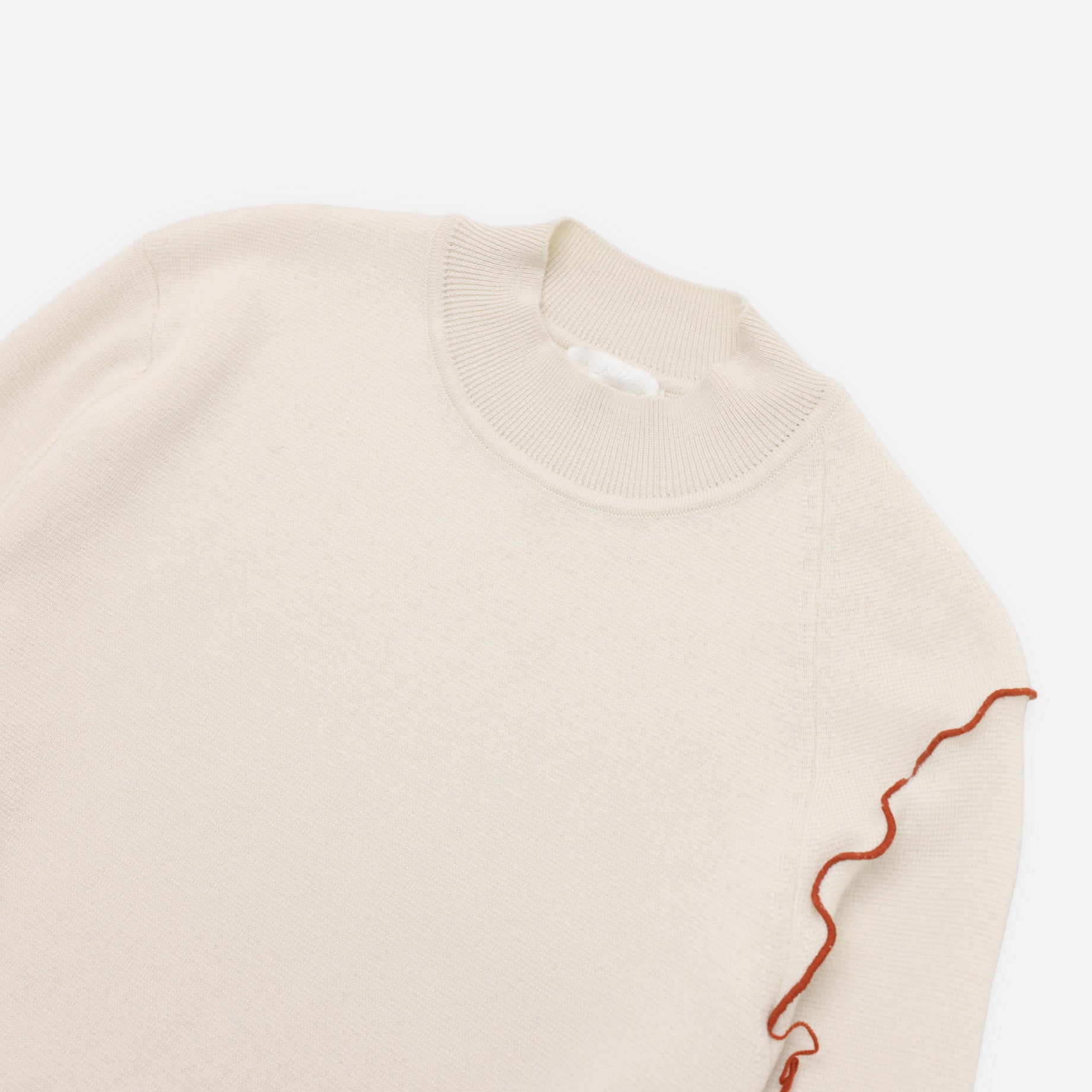 BICOLOUR PULLOVER SHRINK(WHT)