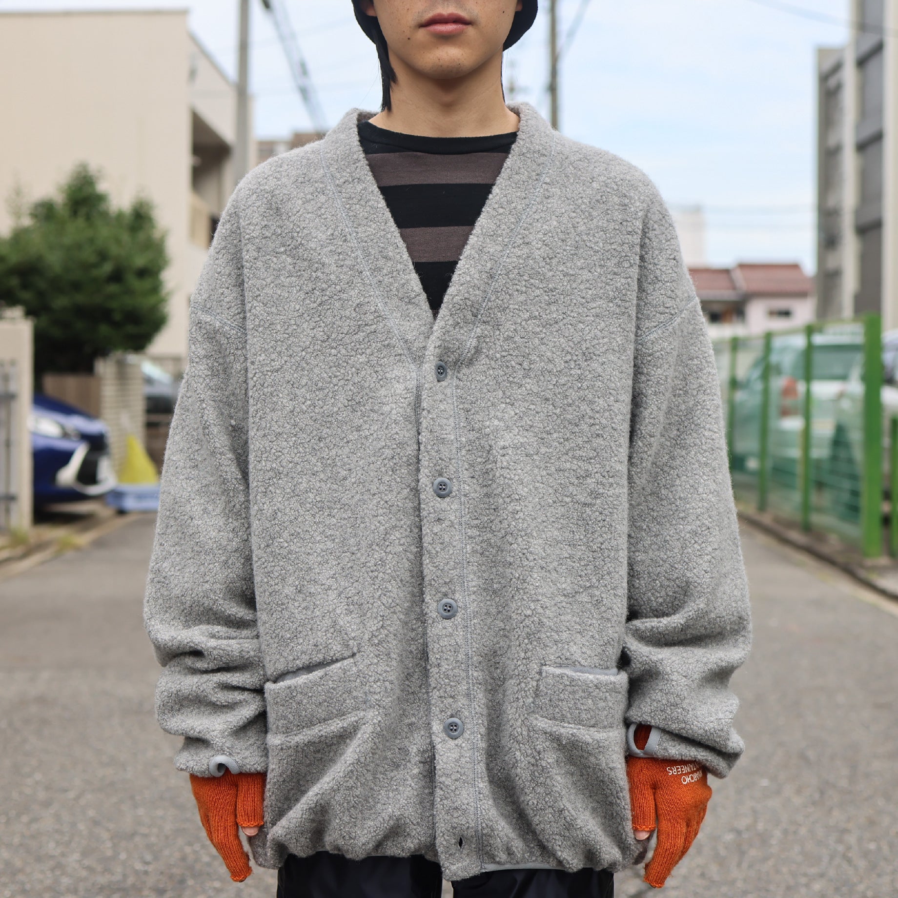 FOLKS CARDIGAN(GRAY)