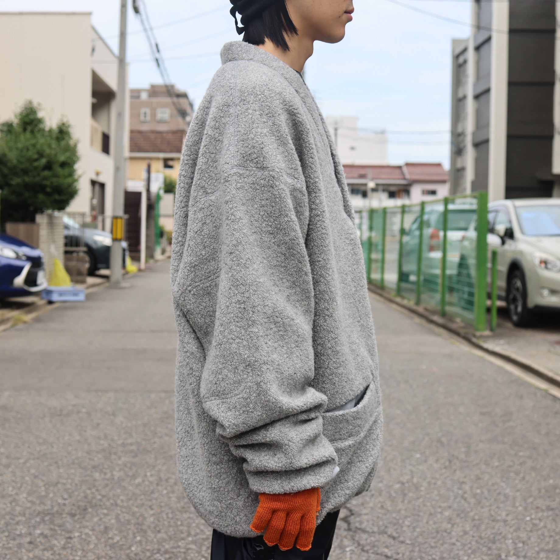 FOLKS CARDIGAN(GRAY)