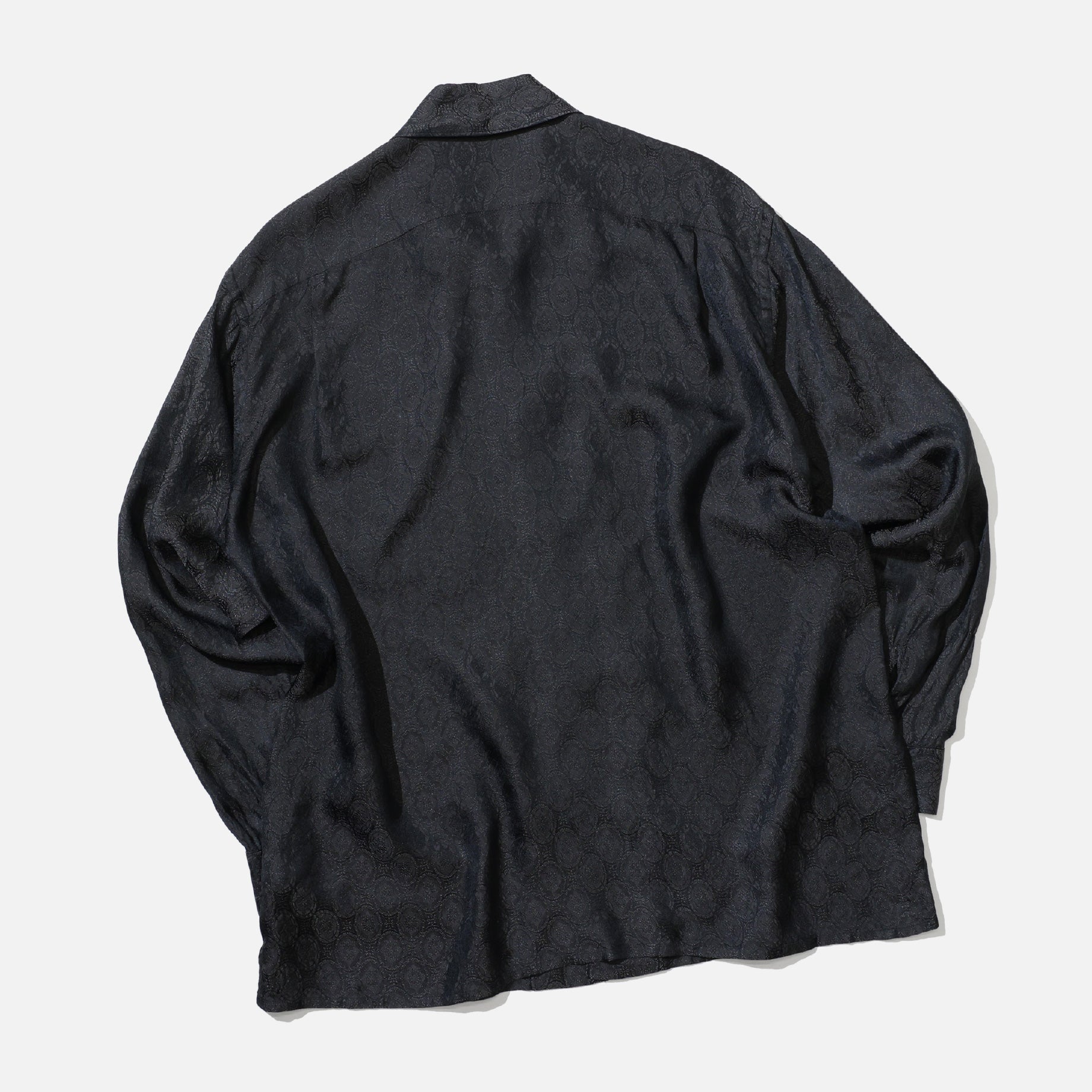 REGULAR COLLAR L/S SHIRTS(CHACOAL)