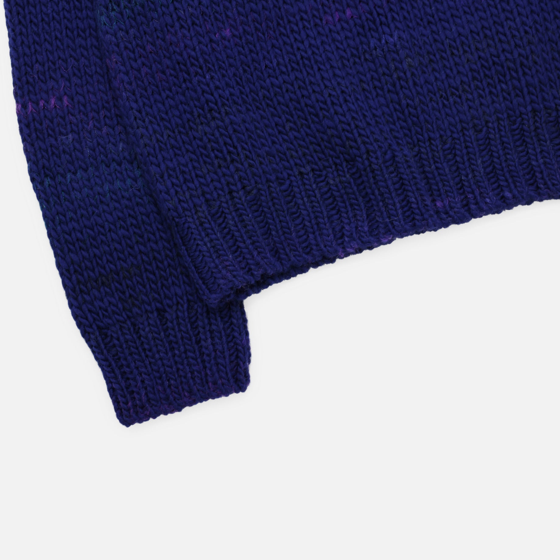 CREW NECK KNIT(BLUE)