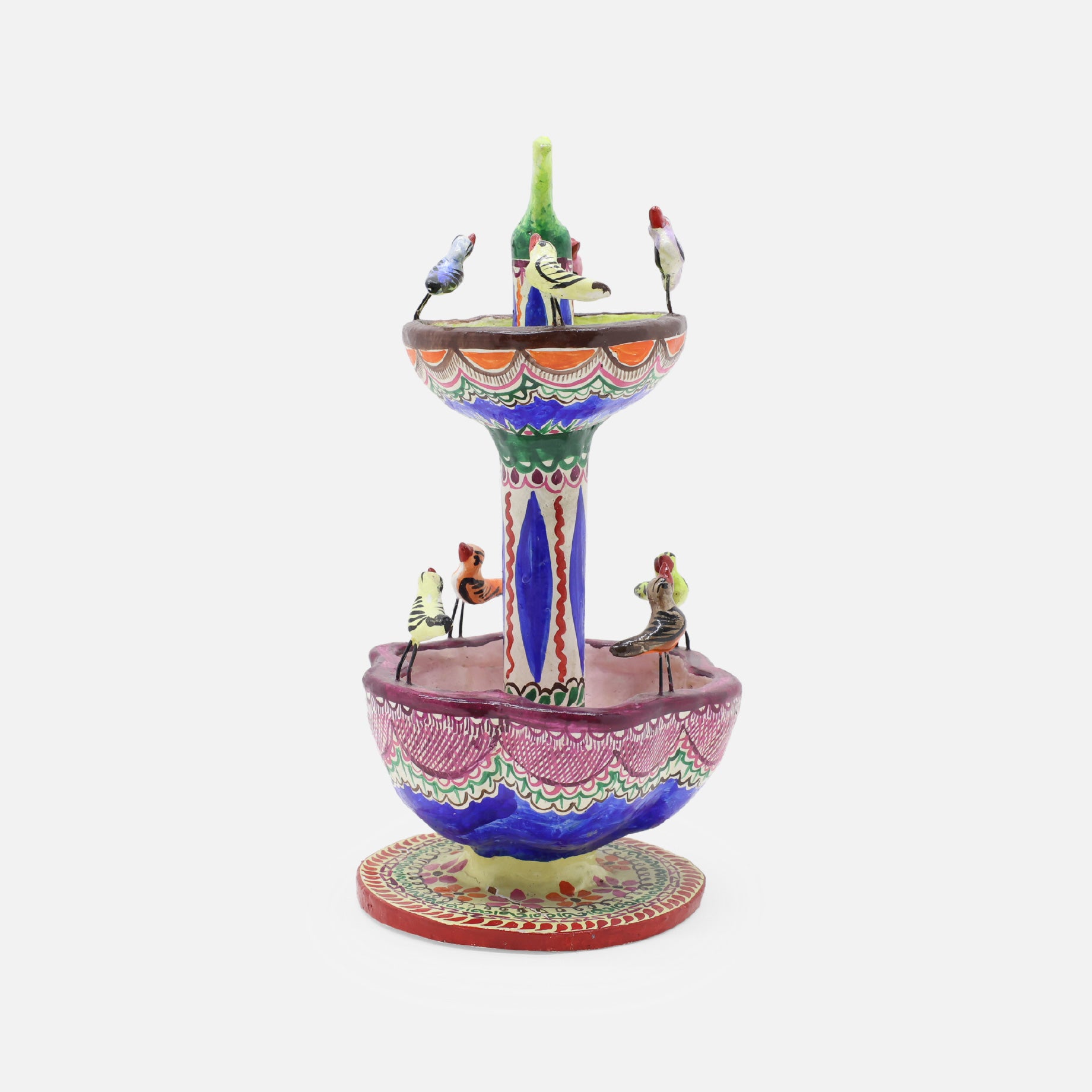 VINTAGE FOLK ART TREE OF LIFE