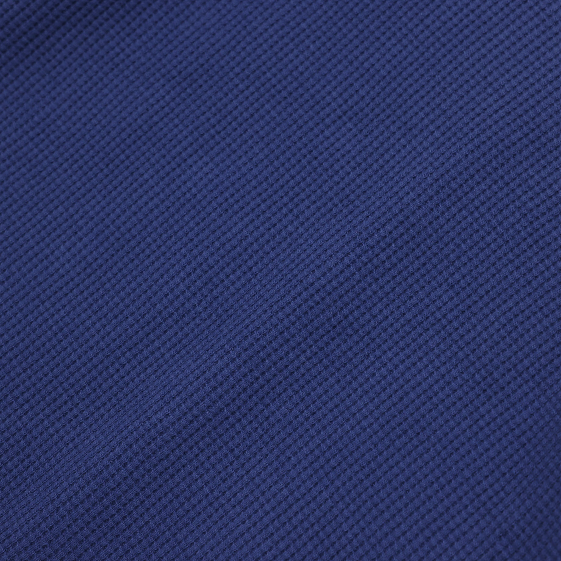 LONG-SLEEVE WAFFLE T-SHIRT(BLUE)