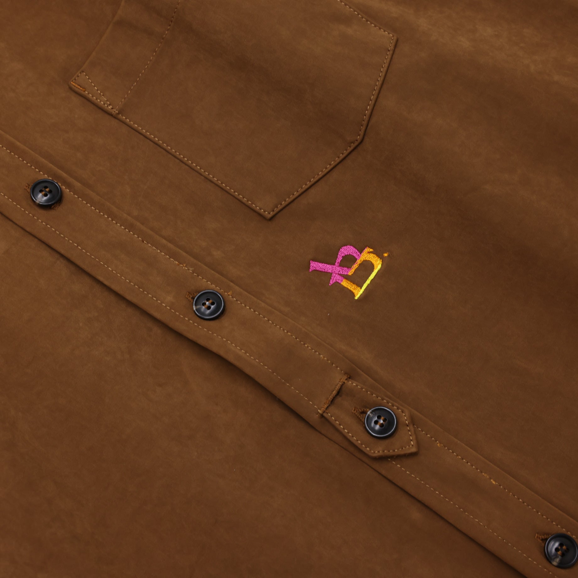 PAJAMA SHIRT(BROWN)