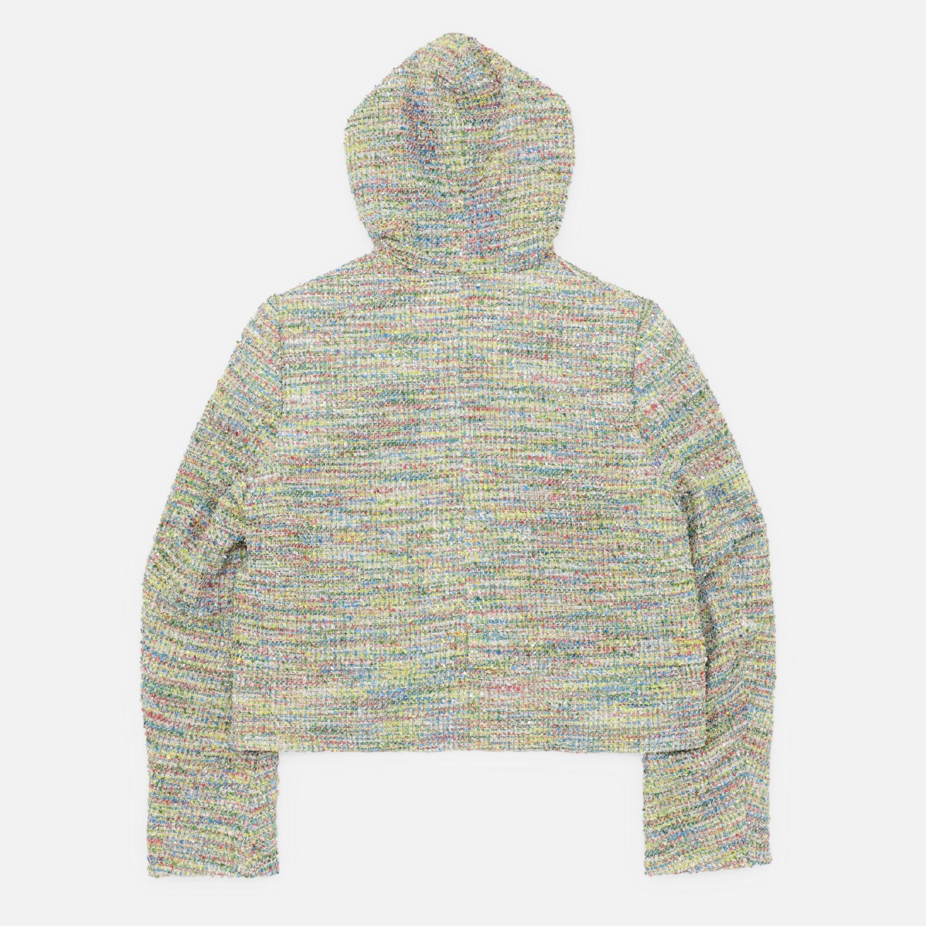 CANDY TWEED ZIP-UP HOODIE(CANDY)