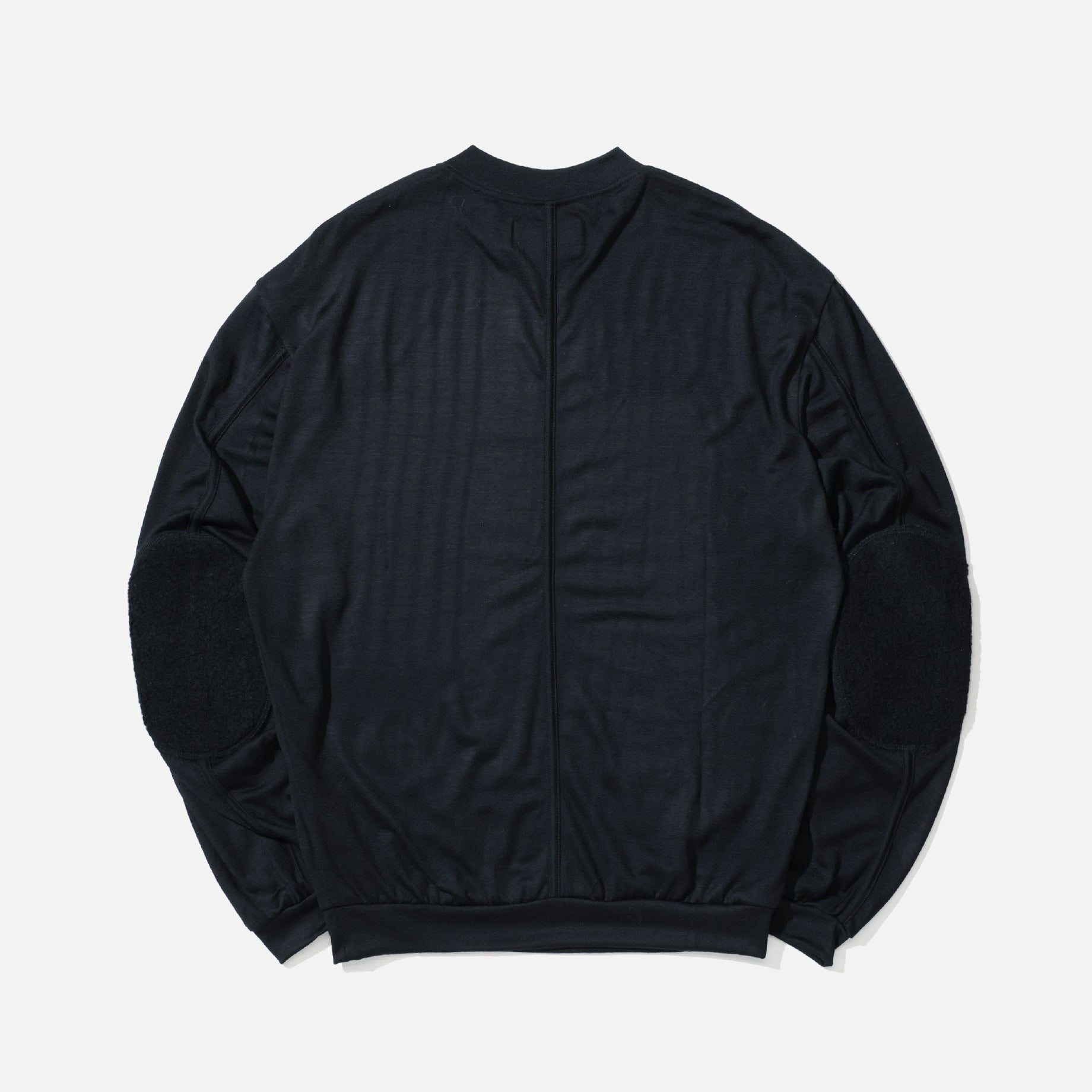 FINE WOOL LONG T (BLACK)