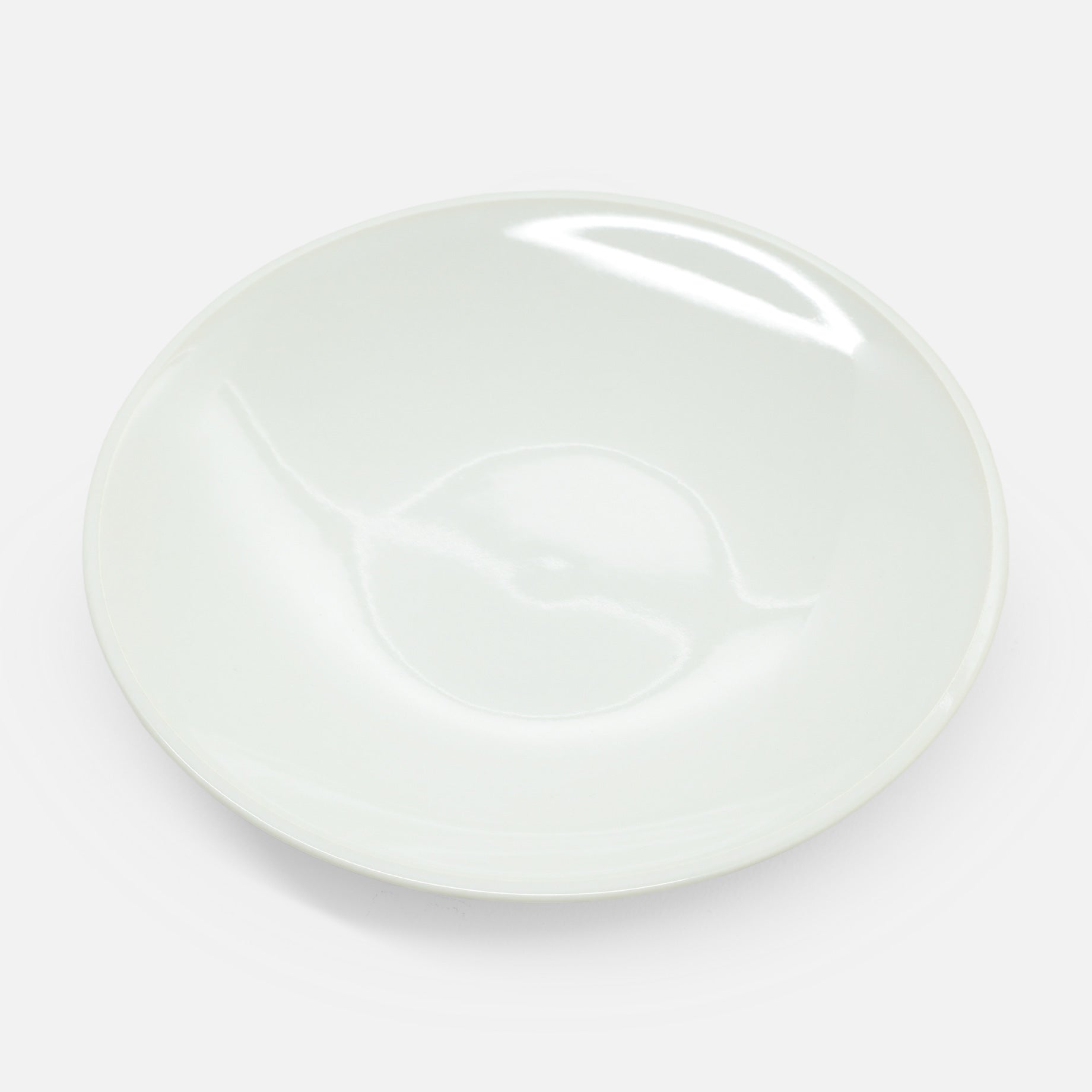 VINTAGE CERAMIC POSTMODERN DESIGN PLATE(WHITE)