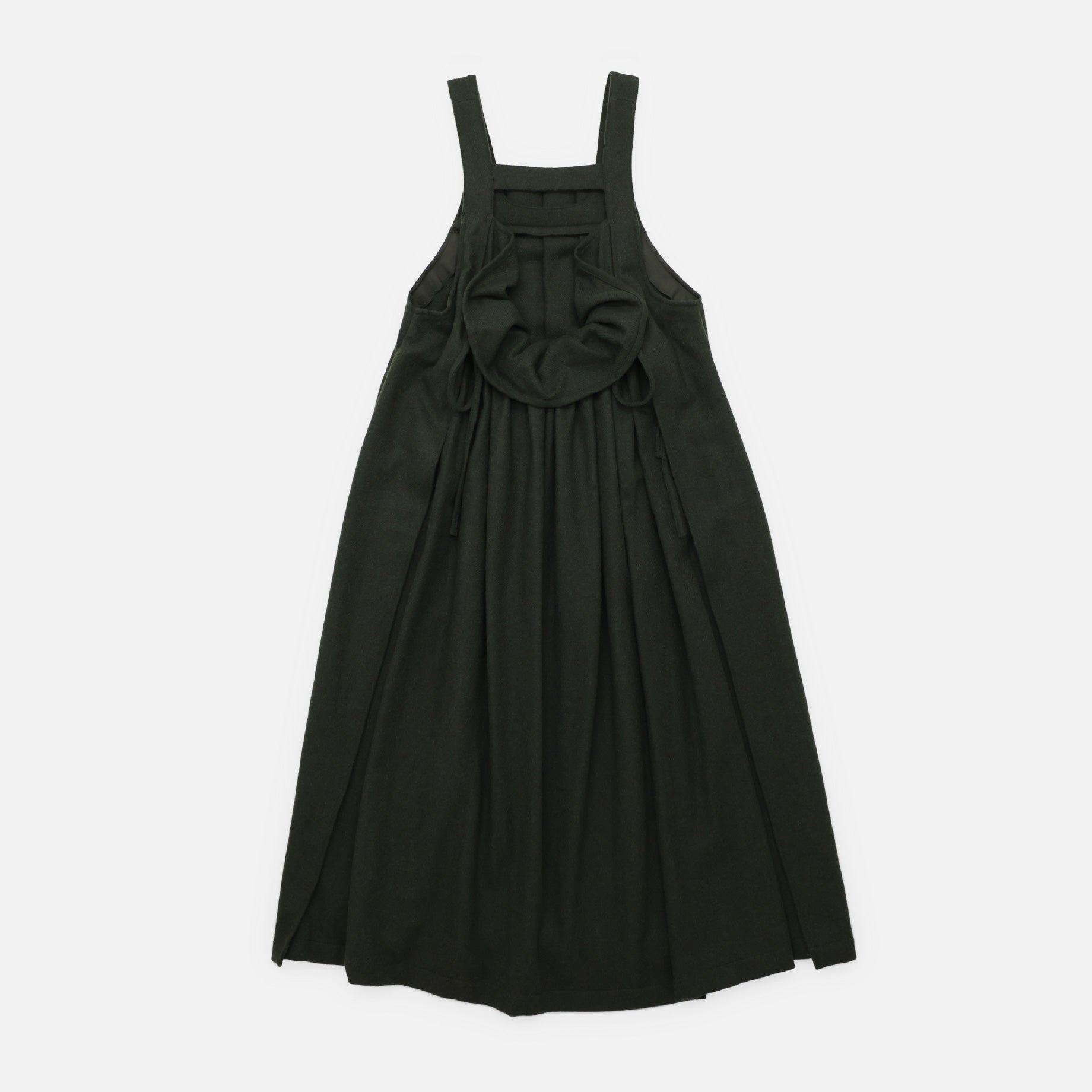 JUMPER SKIRT - SERGE(OLIVE)
