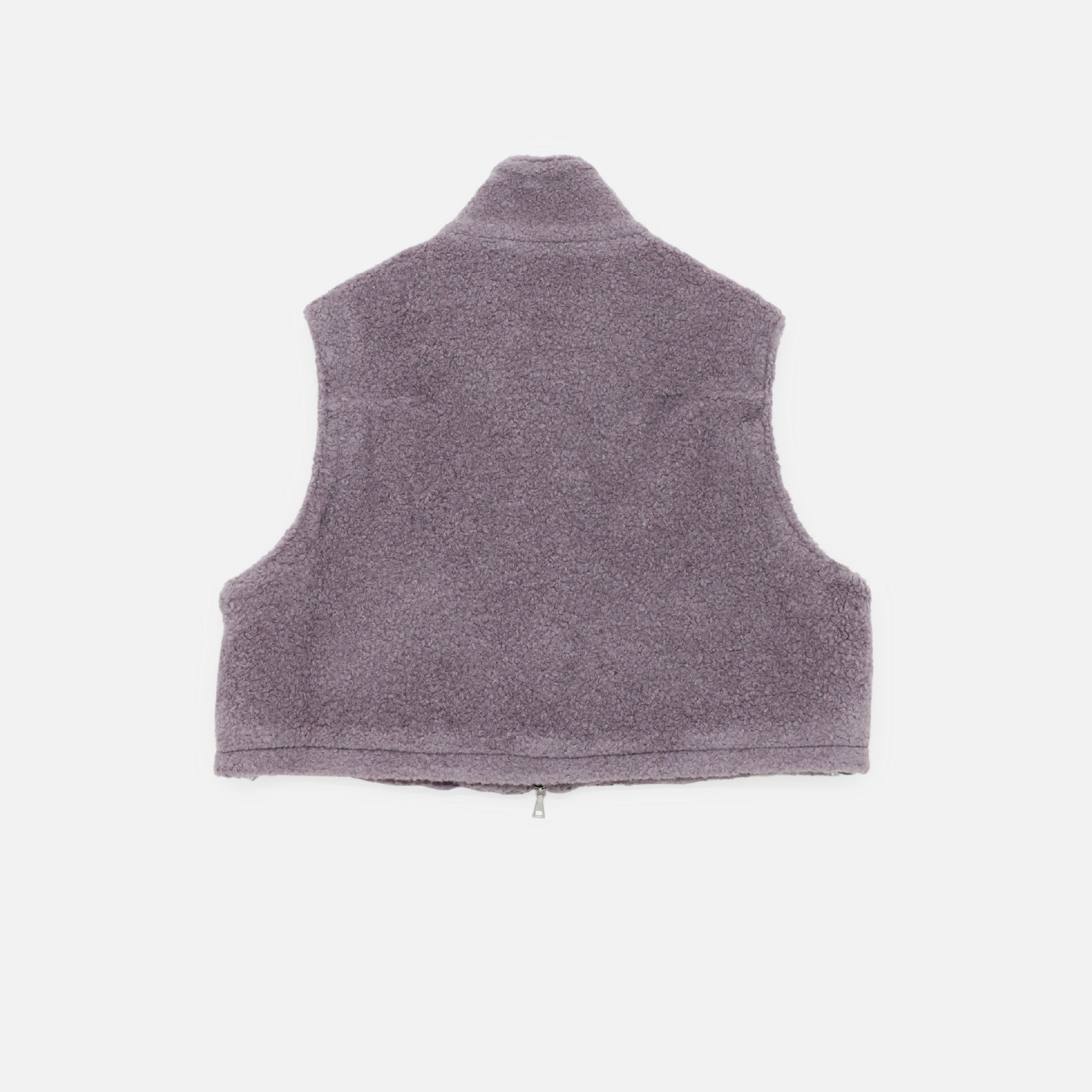 SHEEP BOA ZIP UP VEST(LAVENDER)
