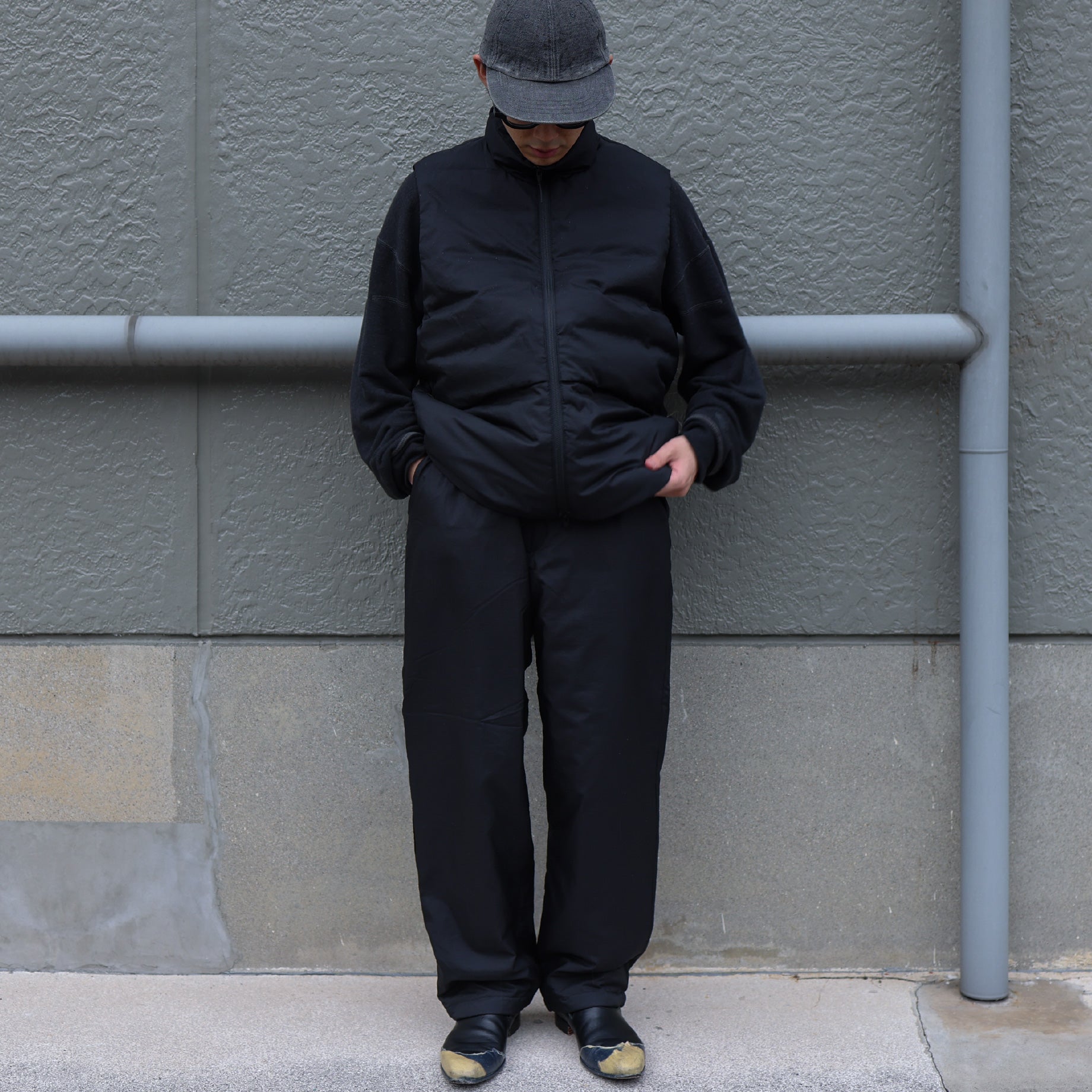 LIGHT DOWN PANTS(BLACK)