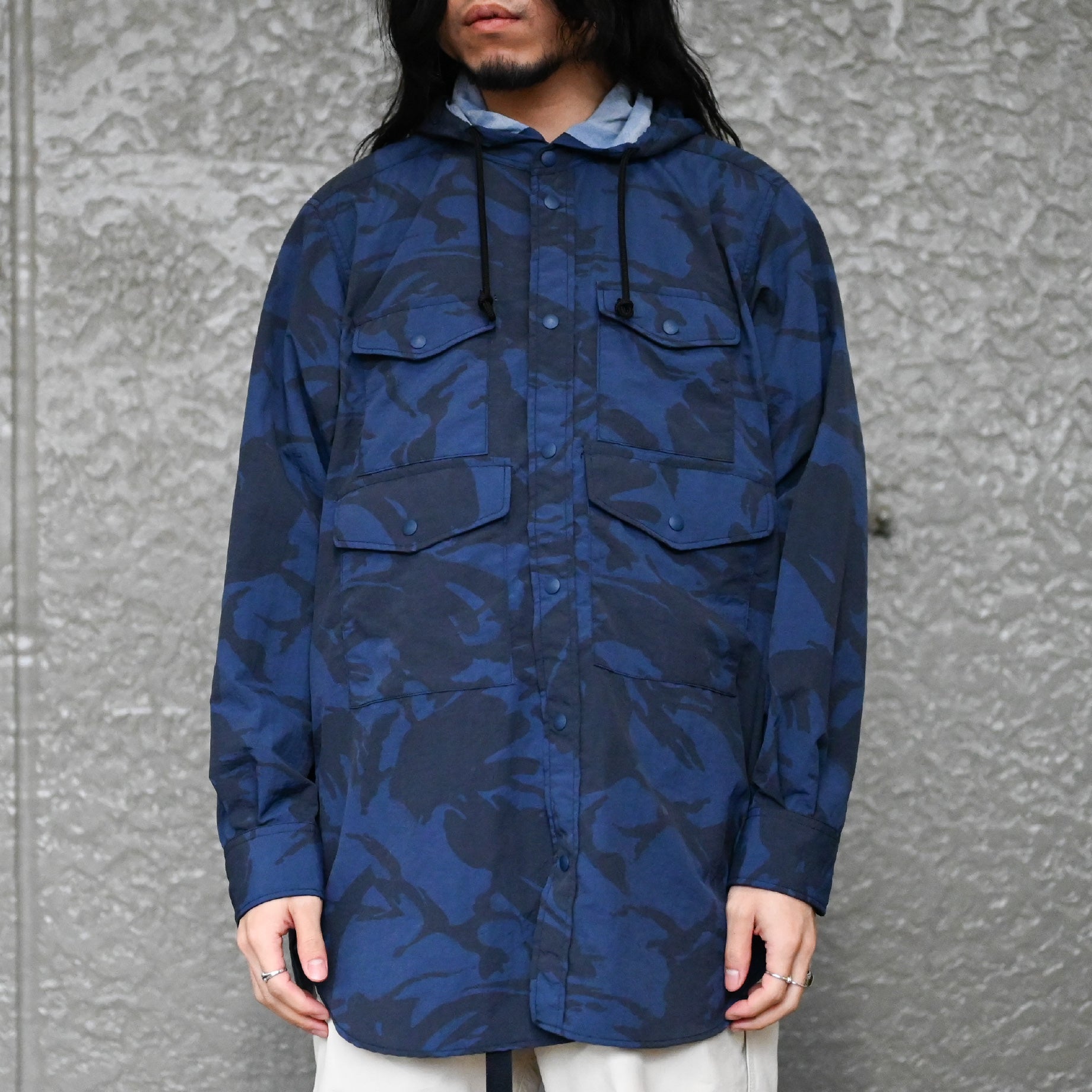 MT SHIRT(NAVY CAMO)