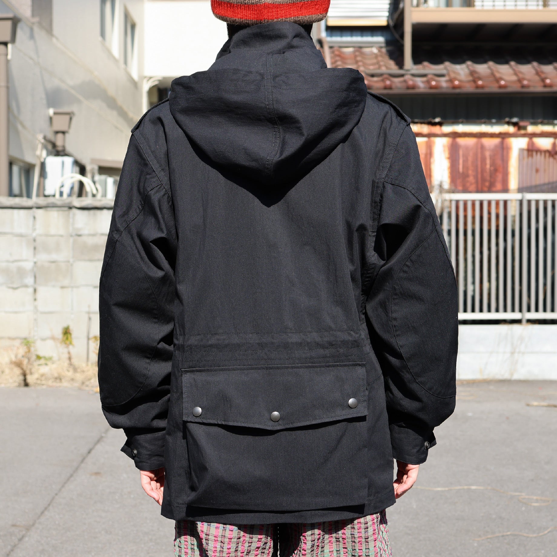 FIELD COAT - C/N OXFORD CLOTH(BLACK)